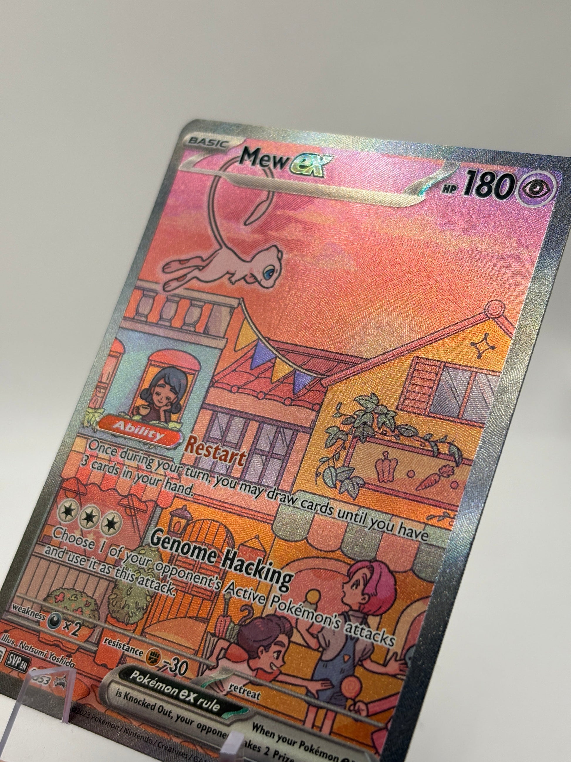Pokemon TCG SVP Promos - Mew EX SVP053 Black Star Promo Illustration Rare NM FRENLY BRICKS - Open 7 Days