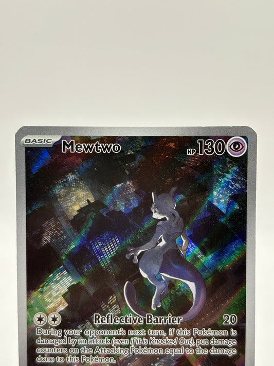 Pokemon TCG SVP Promos - Mewtwo SVP052 Black Star Promo Illustration Rare LP FRENLY BRICKS - Open 7 Days