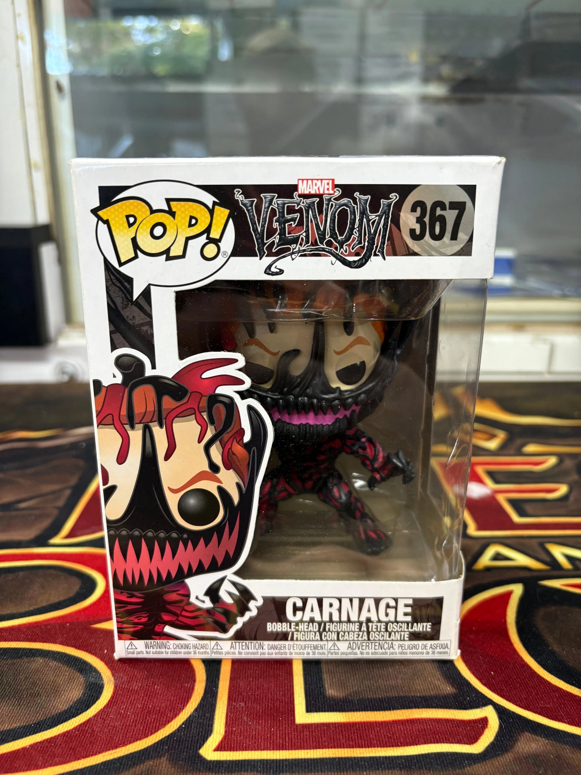 Venomized Carnage Funko POP! Vinyl #367 Marvel Venom Bobble-head FRENLY BRICKS - Open 7 Days