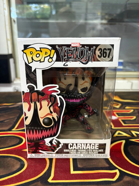 Venomized Carnage Funko POP! Vinyl #367 Marvel Venom Bobble-head FRENLY BRICKS - Open 7 Days