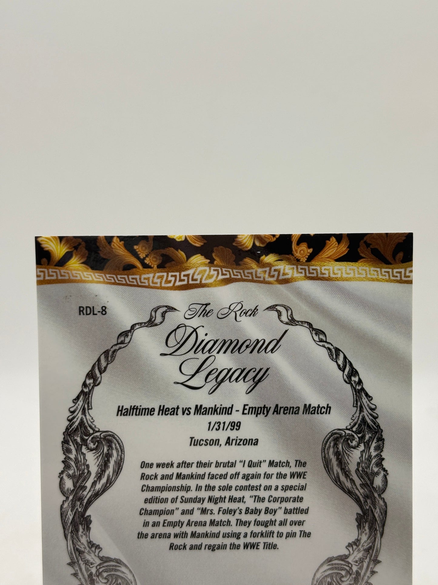 The Rock 2026 Topps Chrome WWE Diamond Legacy Gold Refractor /50 RDL-8 FRENLY BRICKS - Open 7 Days