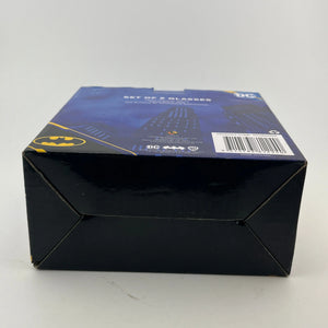 Four Glass Tumbler Lot Marvel Captain America DC BATMAN In Box +combinedshipping FRENLY BRICKS - Open 7 Days