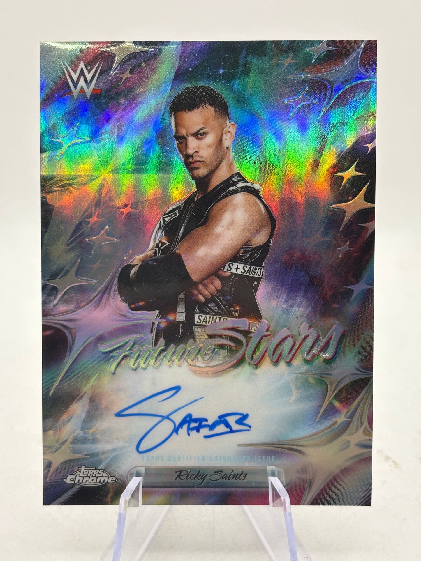 2026 Topps Chrome WWE Ricky Saints Future Stars Auto #FSA-RIC FRENLY BRICKS - Open 7 Days