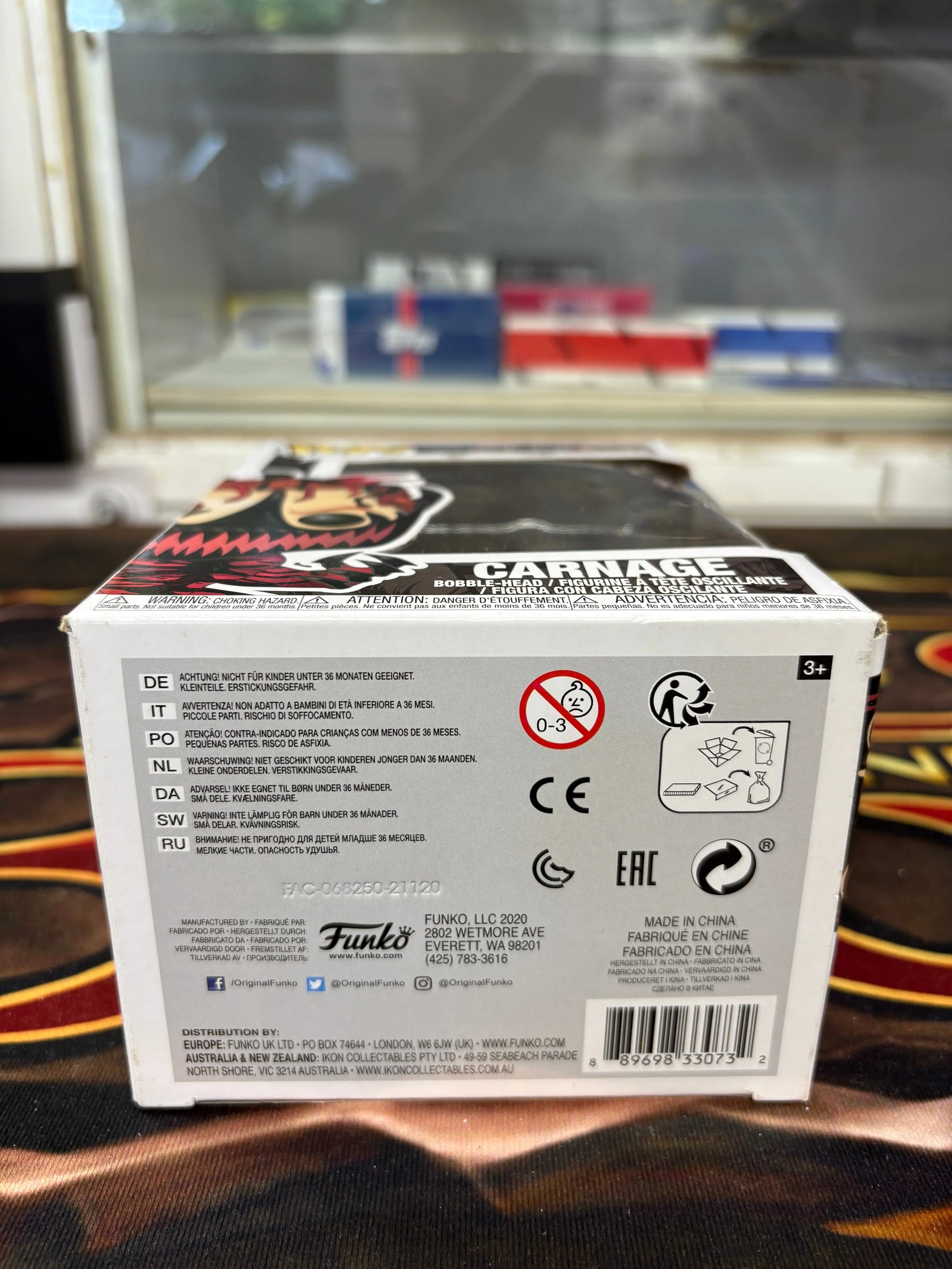 Venomized Carnage Funko POP! Vinyl #367 Marvel Venom Bobble-head FRENLY BRICKS - Open 7 Days