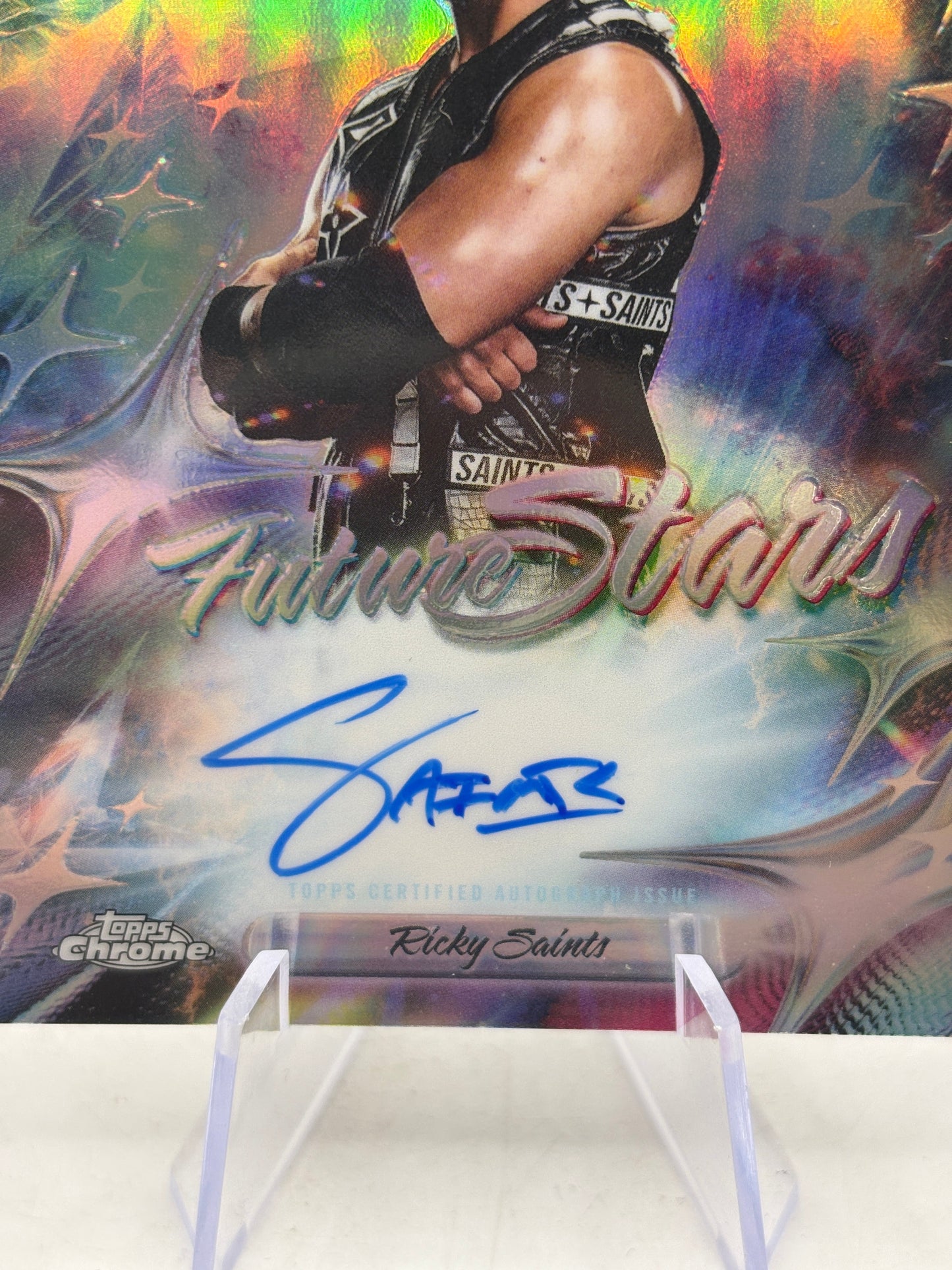 2026 Topps Chrome WWE Ricky Saints Future Stars Auto #FSA-RIC FRENLY BRICKS - Open 7 Days