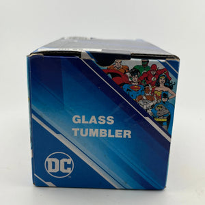 Four Glass Tumbler Lot Marvel Captain America DC BATMAN In Box +combinedshipping FRENLY BRICKS - Open 7 Days