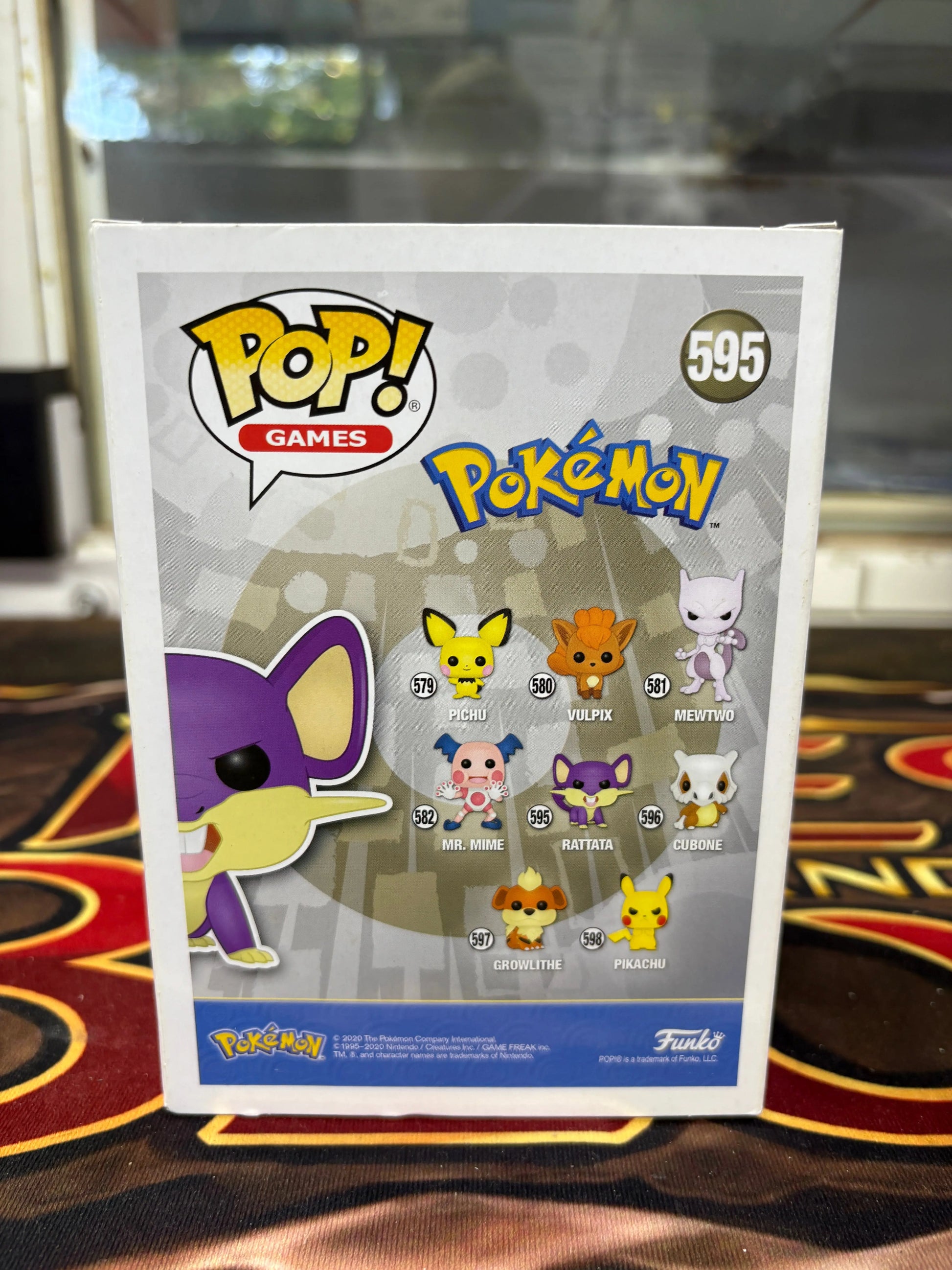 Pokemon Pop! Funko Pop Vinyl Rattata #595 FRENLY BRICKS - Open 7 Days