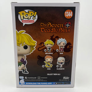 Funko POP! Animation - The Seven Deadly Sins Meliodas #1344 Glow Chase Edition FRENLY BRICKS - Open 7 Days