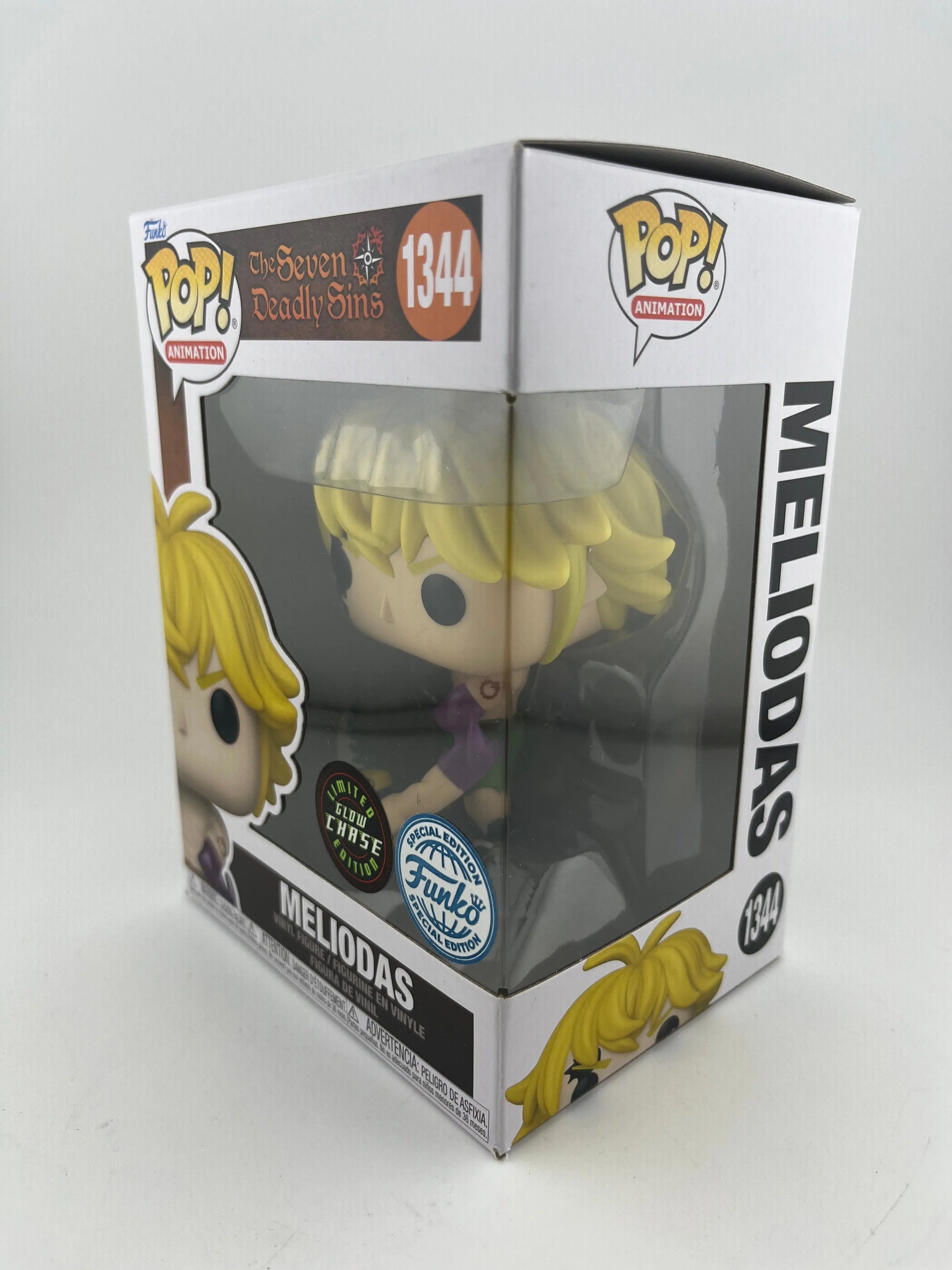 Funko POP! Animation - The Seven Deadly Sins Meliodas #1344 Glow Chase Edition FRENLY BRICKS - Open 7 Days