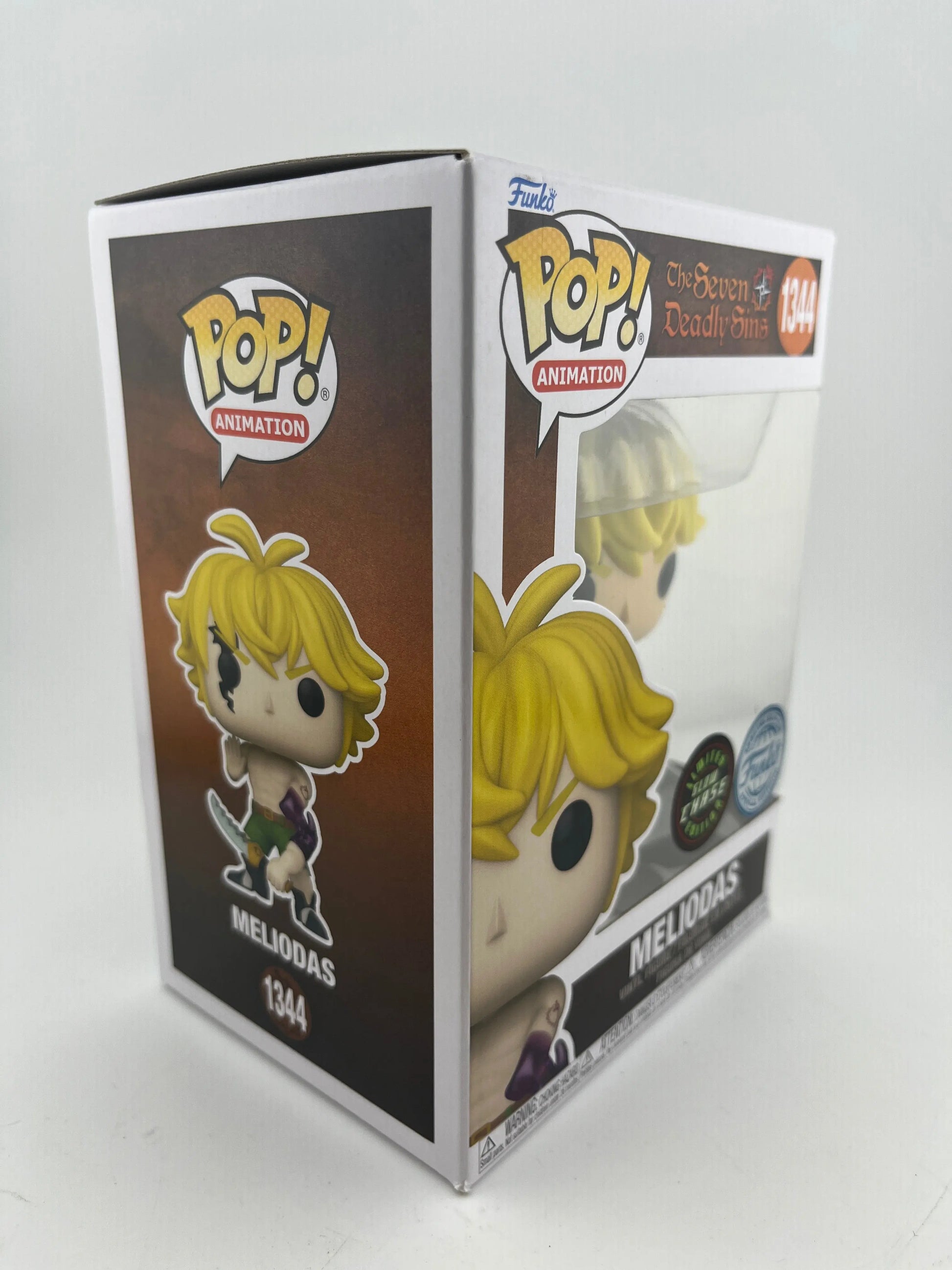 Funko POP! Animation - The Seven Deadly Sins Meliodas #1344 Glow Chase Edition FRENLY BRICKS - Open 7 Days