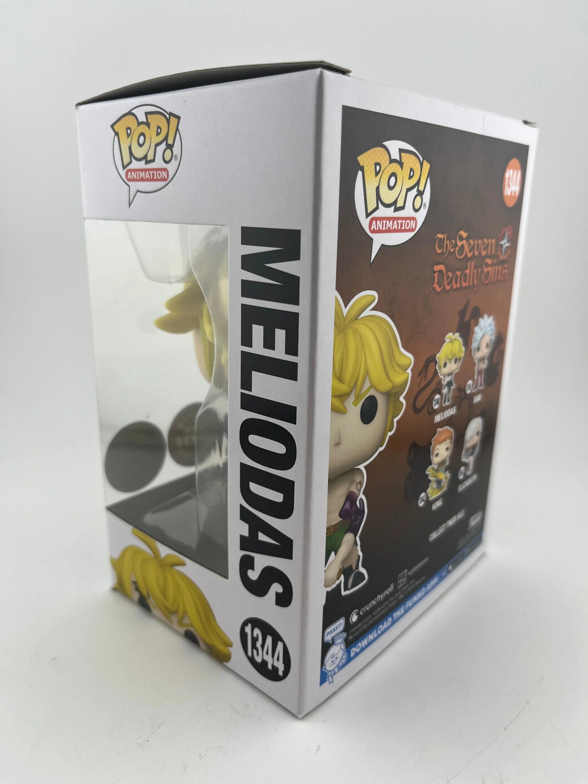 Funko POP! Animation - The Seven Deadly Sins Meliodas #1344 Glow Chase Edition FRENLY BRICKS - Open 7 Days
