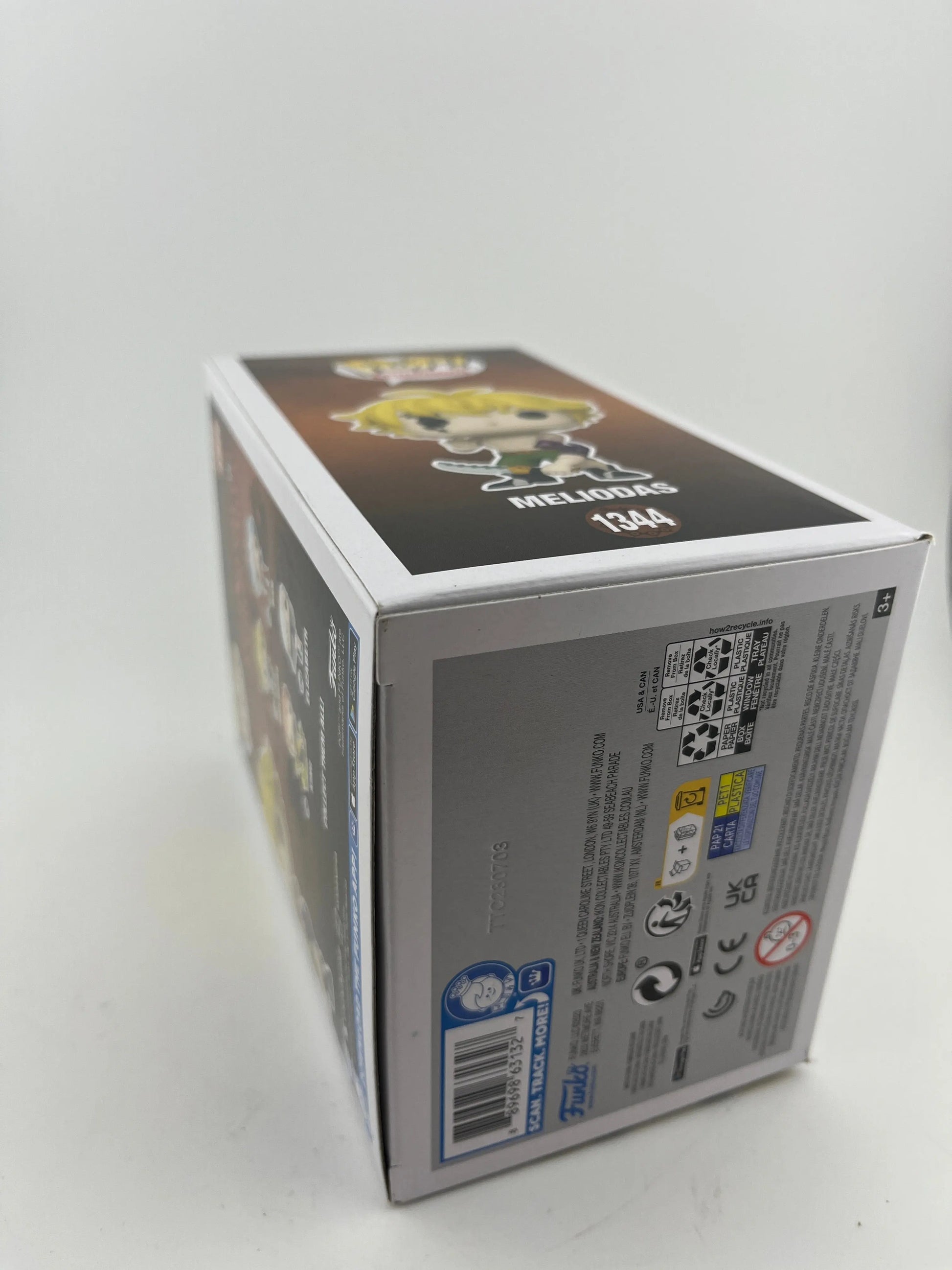 Funko POP! Animation - The Seven Deadly Sins Meliodas #1344 Glow Chase Edition FRENLY BRICKS - Open 7 Days