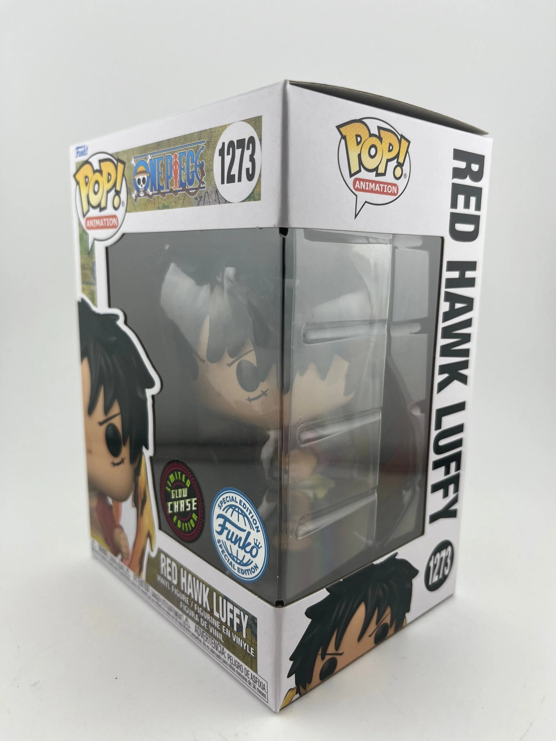 Funko POP! Animation One Piece Red Hawk Luffy #1273 Limited Glow Chase Edition FRENLY BRICKS - Open 7 Days