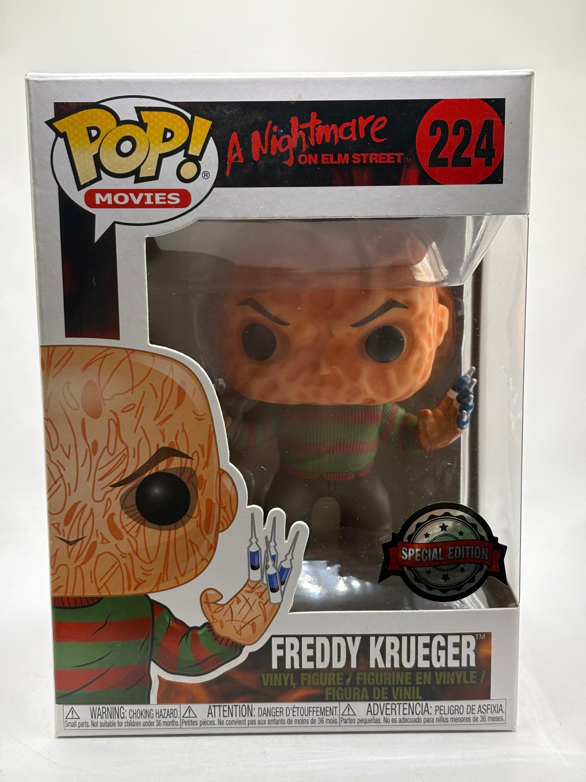 Funko POP! Movies A Nightmare on Elm Street #224 Freddy Krueger SE FRENLY BRICKS - Open 7 Days image 1