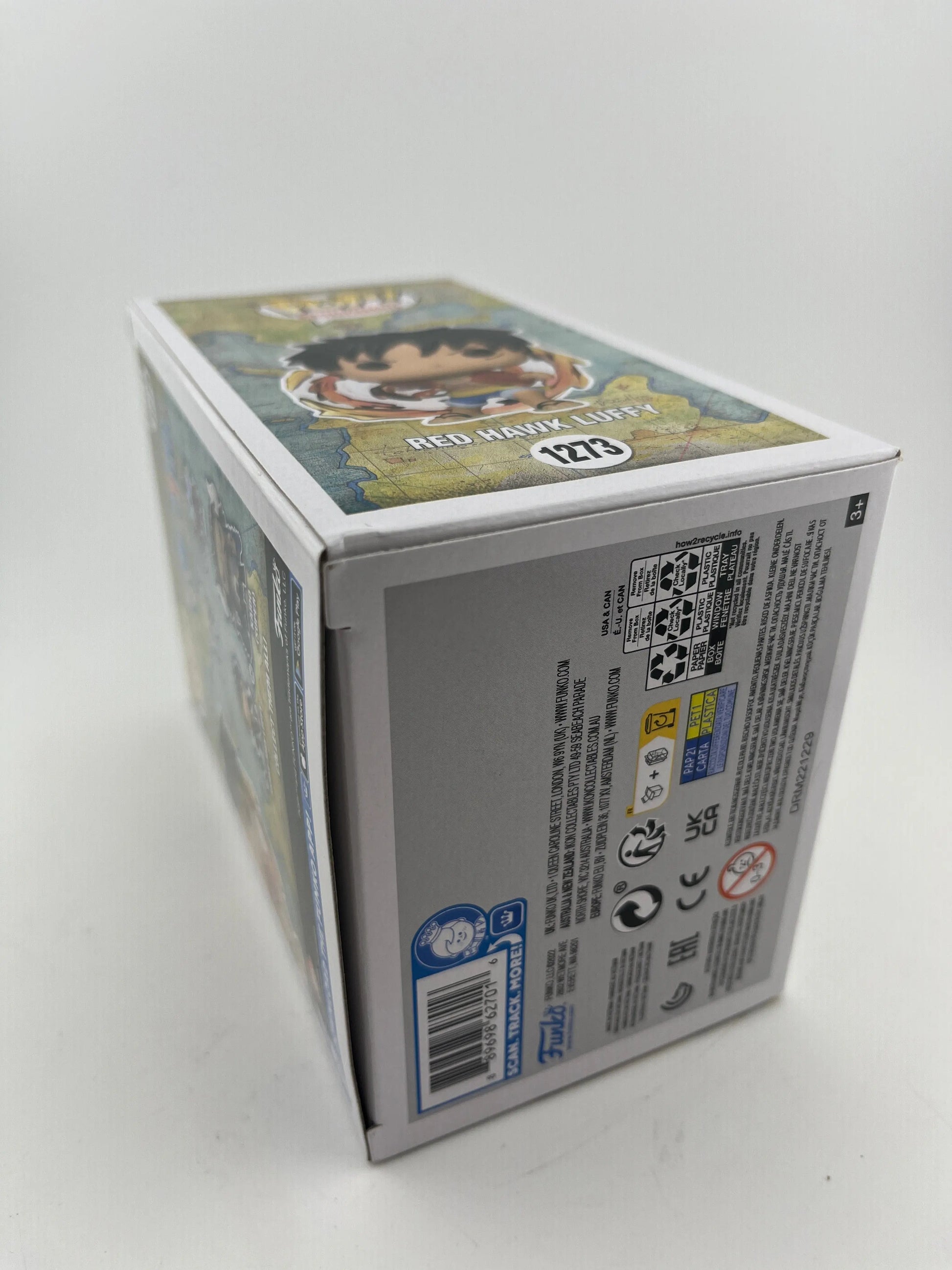 Funko POP! Animation One Piece Red Hawk Luffy #1273 Limited Glow Chase Edition FRENLY BRICKS - Open 7 Days