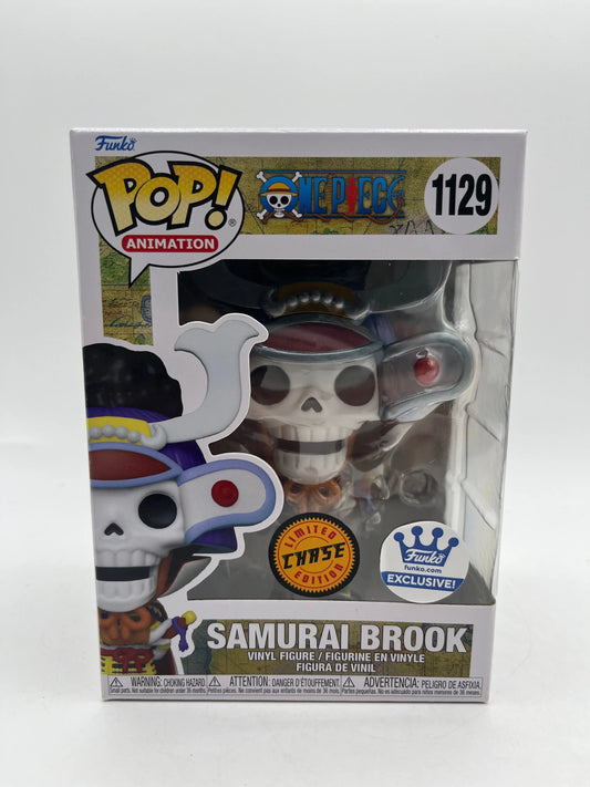 Funko POP! Animation - One Piece - Samurai Brooks #1129 Limited Chase Edition FRENLY BRICKS - Open 7 Days