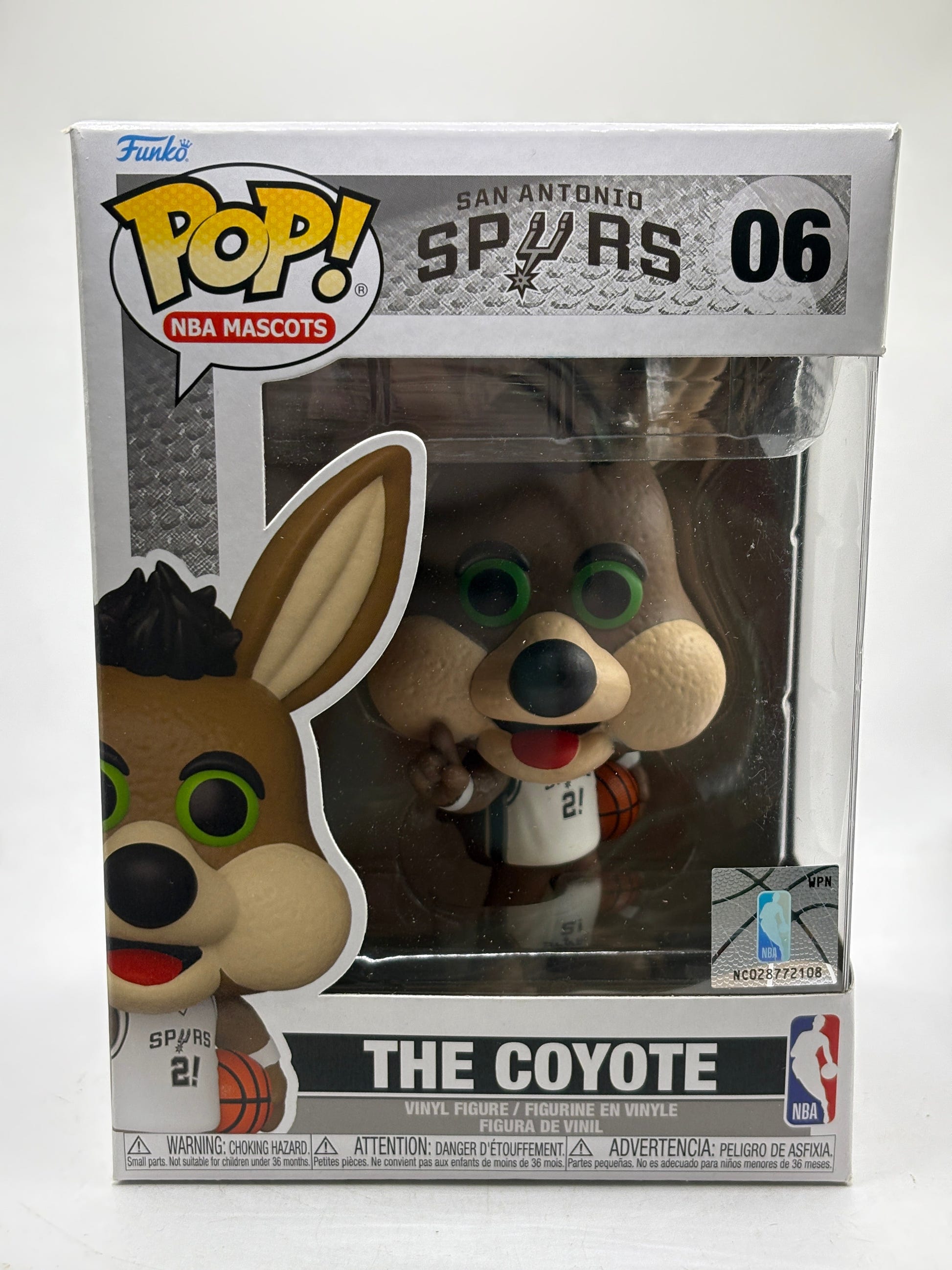Funko POP! Nba Mascots San Antonio Spurs #06 The Coyote Vinyl Figure FRENLY BRICKS - Open 7 Days image 1
