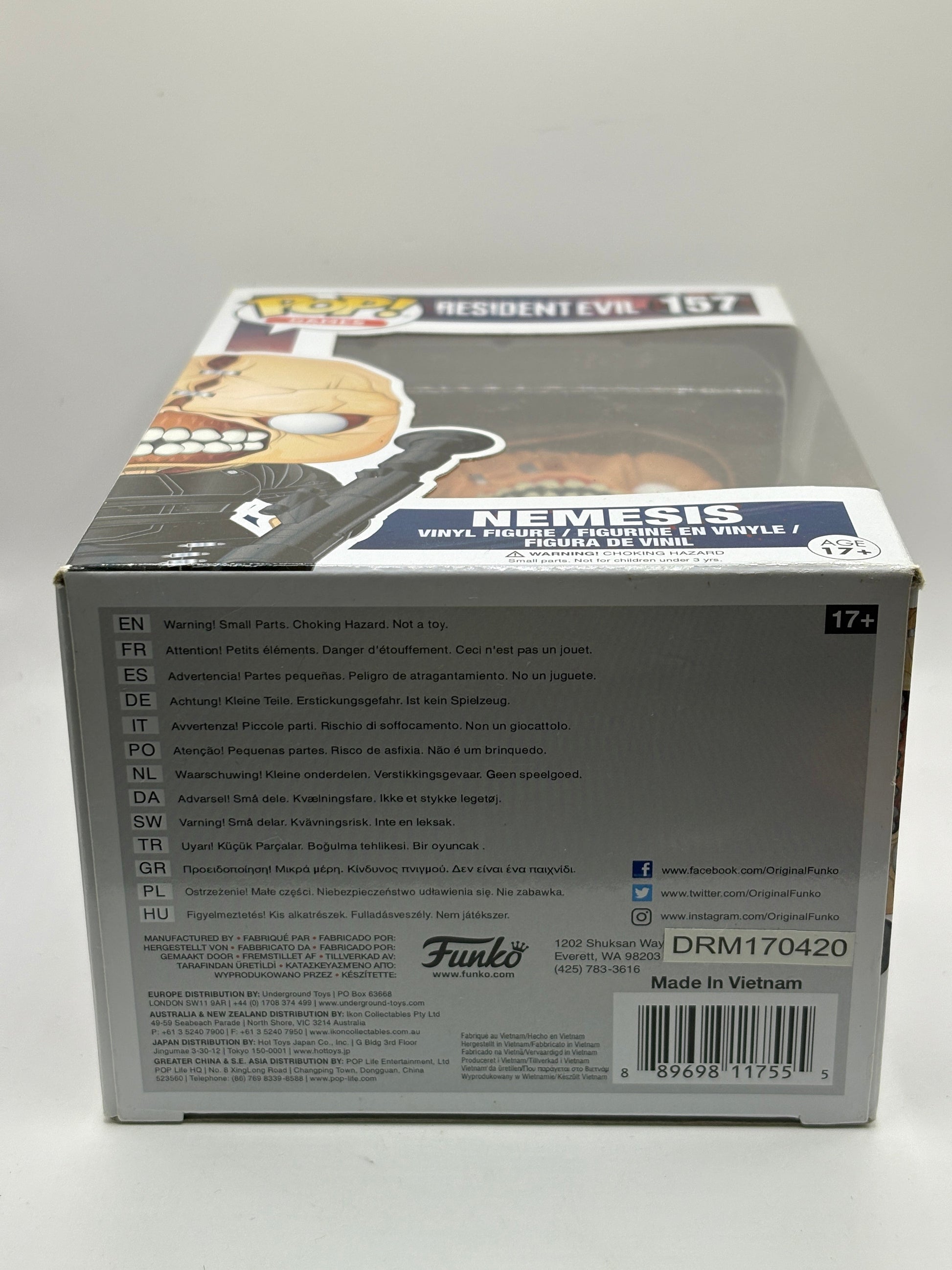 Funko POP! Games Resident Evil #157 Nemesis Vinyl Figure FRENLY BRICKS - Open 7 Days