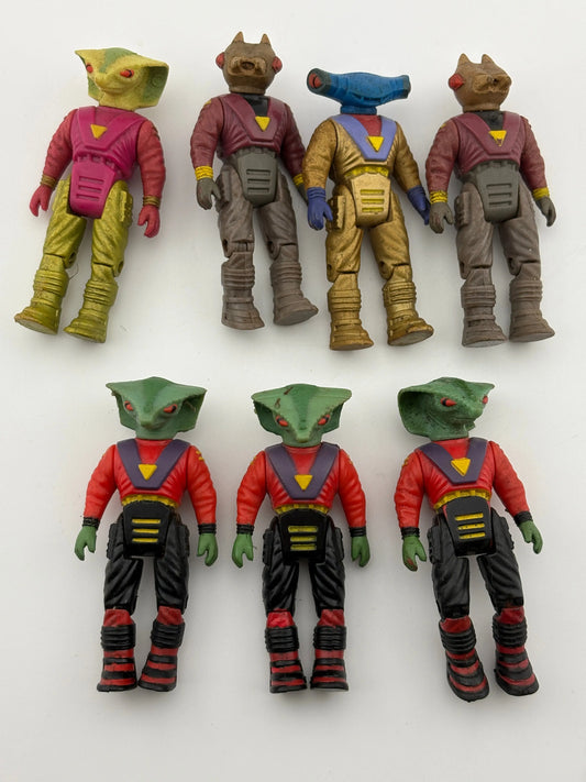Vintage TYCO 1988 Dino Riders Action Figure Lot - Cobrus + more Loose FRENLY BRICKS - Open 7 Days