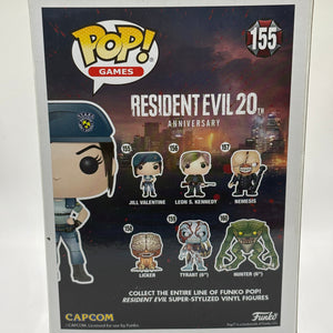 Funko POP! Games Resident Evil #155 Jill Valentine Vinyl Figure Box Damage FRENLY BRICKS - Open 7 Days