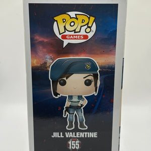 Funko POP! Games Resident Evil #155 Jill Valentine Vinyl Figure Box Damage FRENLY BRICKS - Open 7 Days