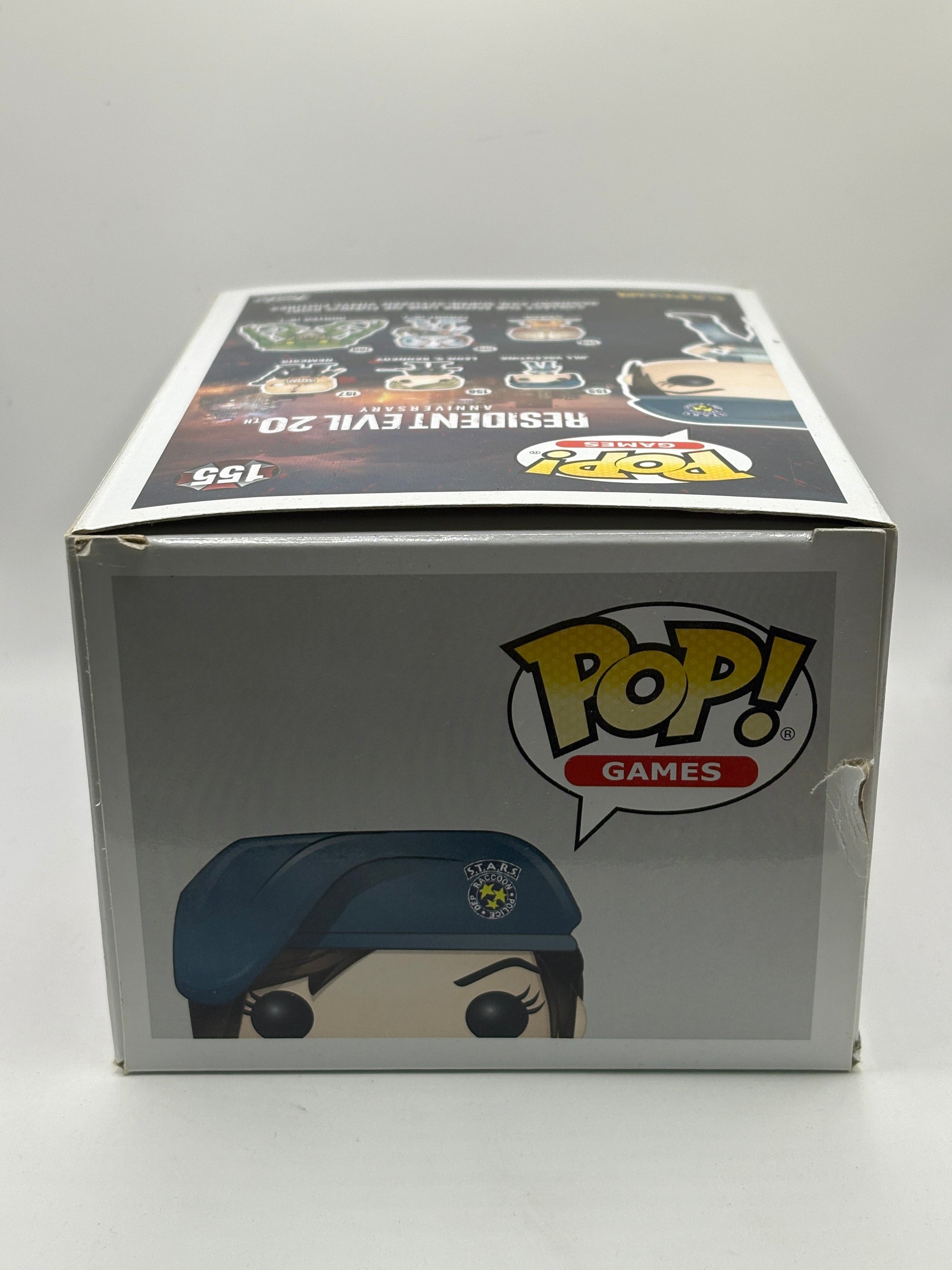 Funko POP! Games Resident Evil #155 Jill Valentine Vinyl Figure Box Damage FRENLY BRICKS - Open 7 Days