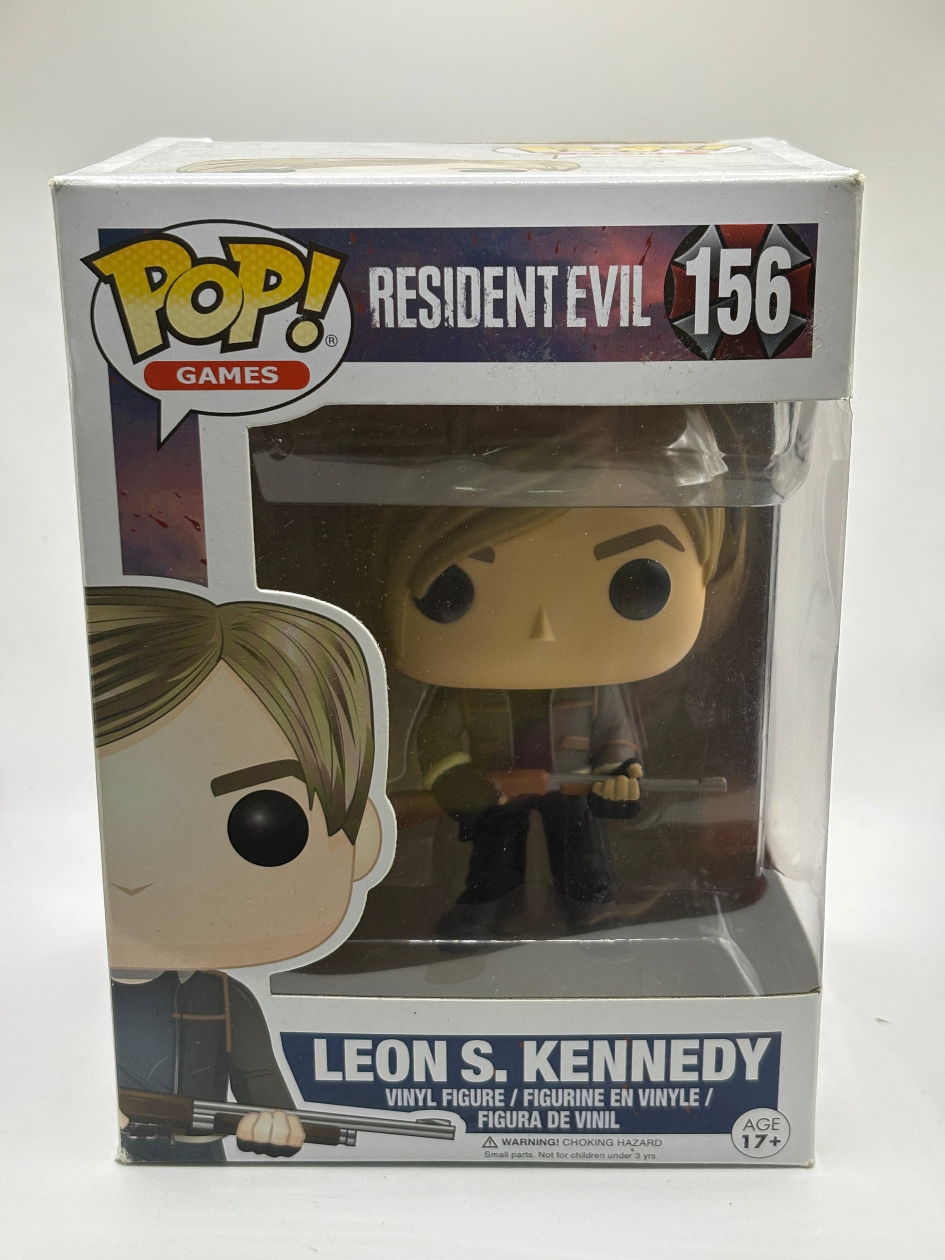 Funko POP! Games Resident Evil #156 Leon S. Kennedy Vinyl Figure FRENLY BRICKS - Open 7 Days