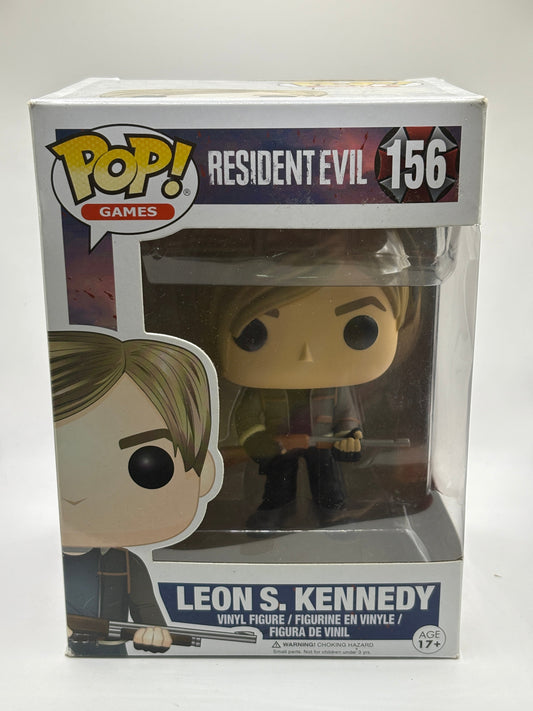 Funko POP! Games Resident Evil #156 Leon S. Kennedy Vinyl Figure FRENLY BRICKS - Open 7 Days