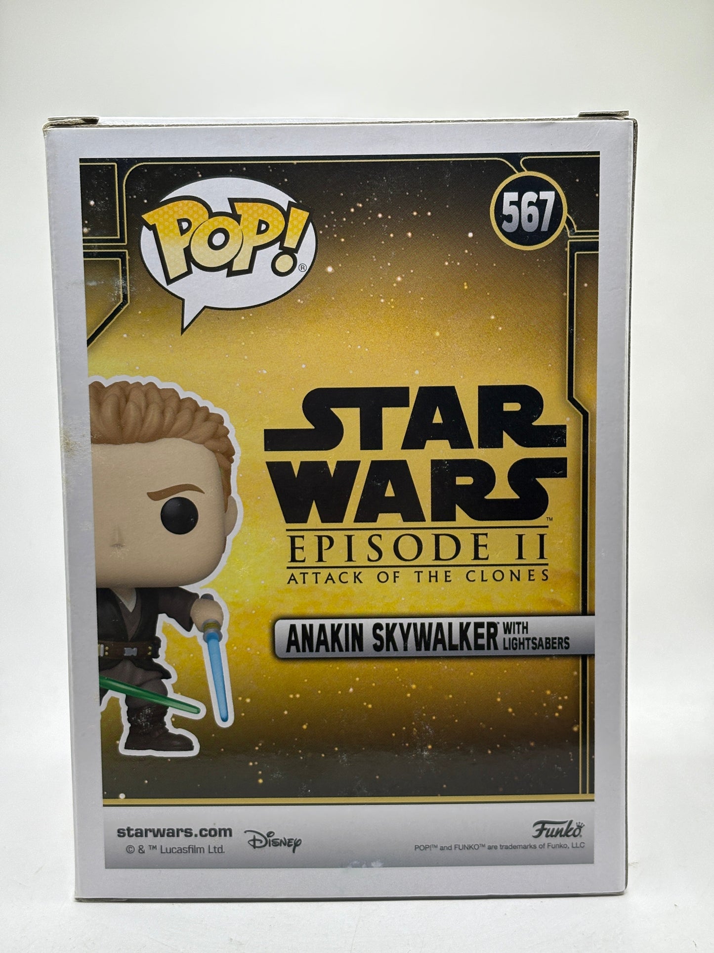 Funko POP! Star Wars #567 Anakin Skywalker with Lightsabers 2022 Fall FRENLY BRICKS - Open 7 Days