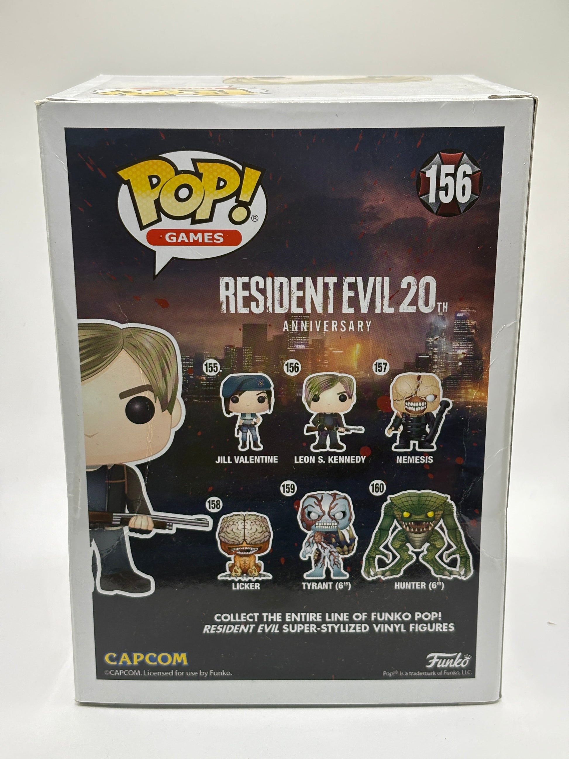 Funko POP! Games Resident Evil #156 Leon S. Kennedy Vinyl Figure FRENLY BRICKS - Open 7 Days