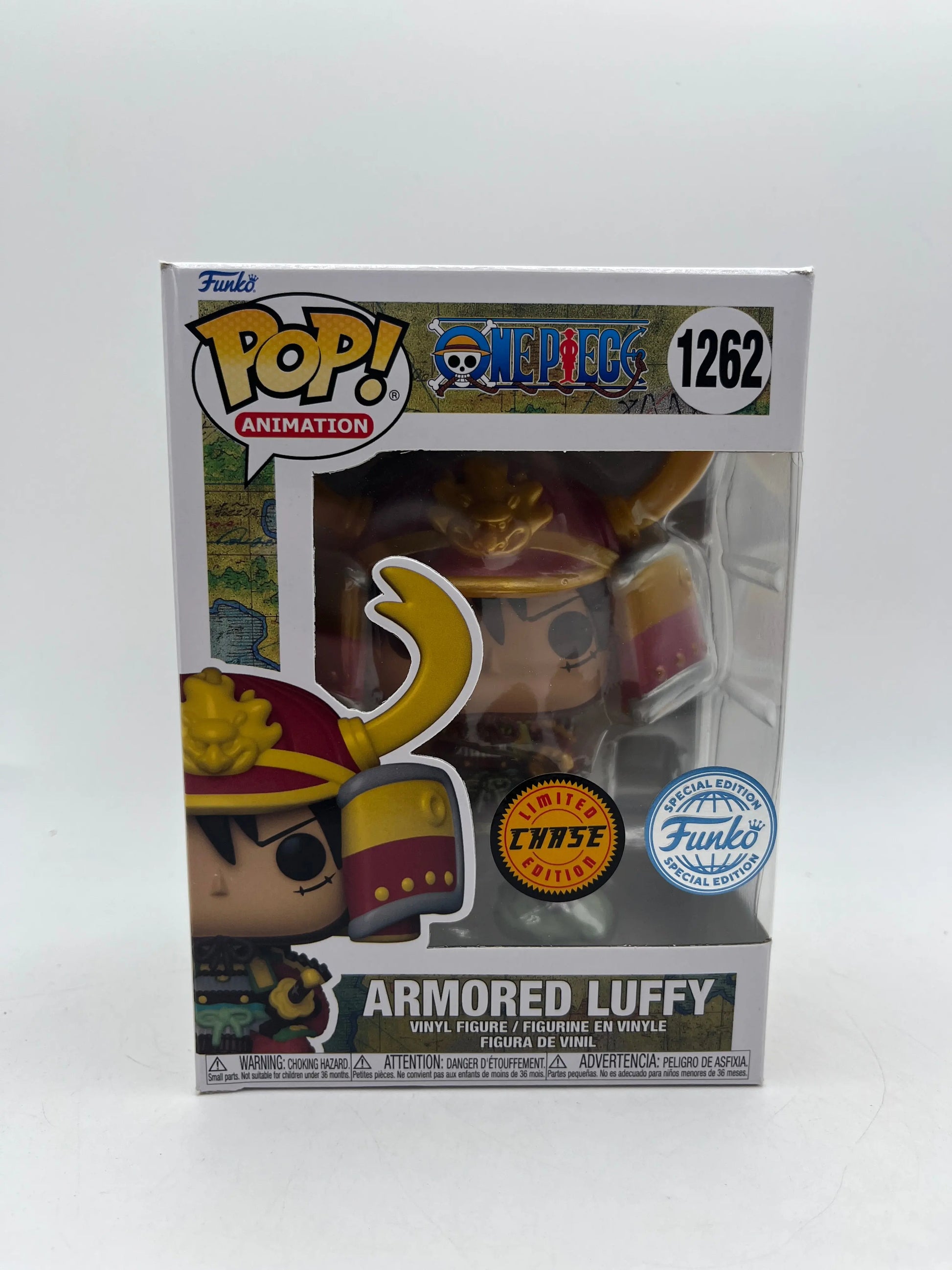 Funko POP! Animation One Piece Armored Luffy #1262 Limited Chase Edition Funko FRENLY BRICKS - Open 7 Days