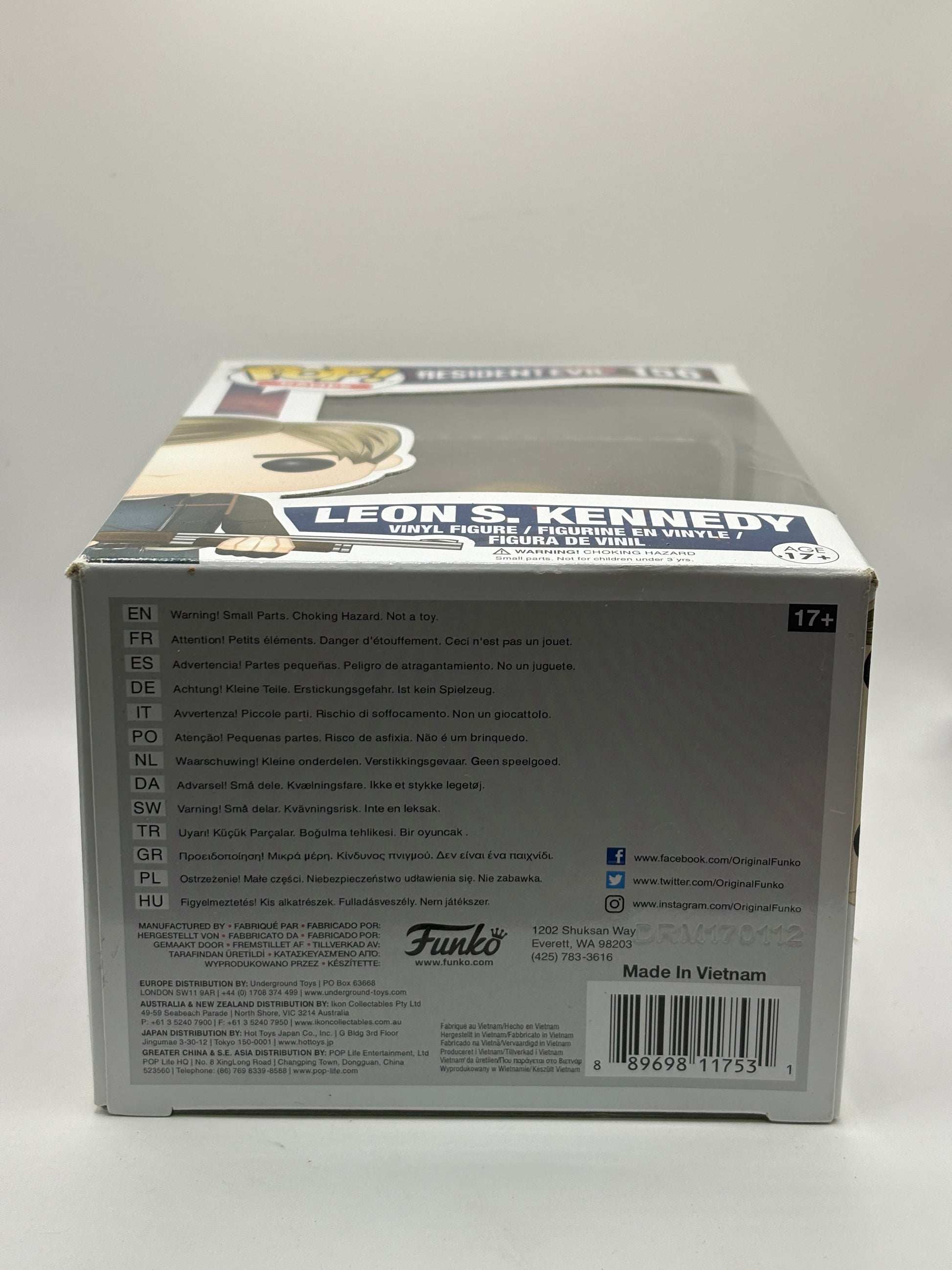 Funko POP! Games Resident Evil #156 Leon S. Kennedy Vinyl Figure FRENLY BRICKS - Open 7 Days