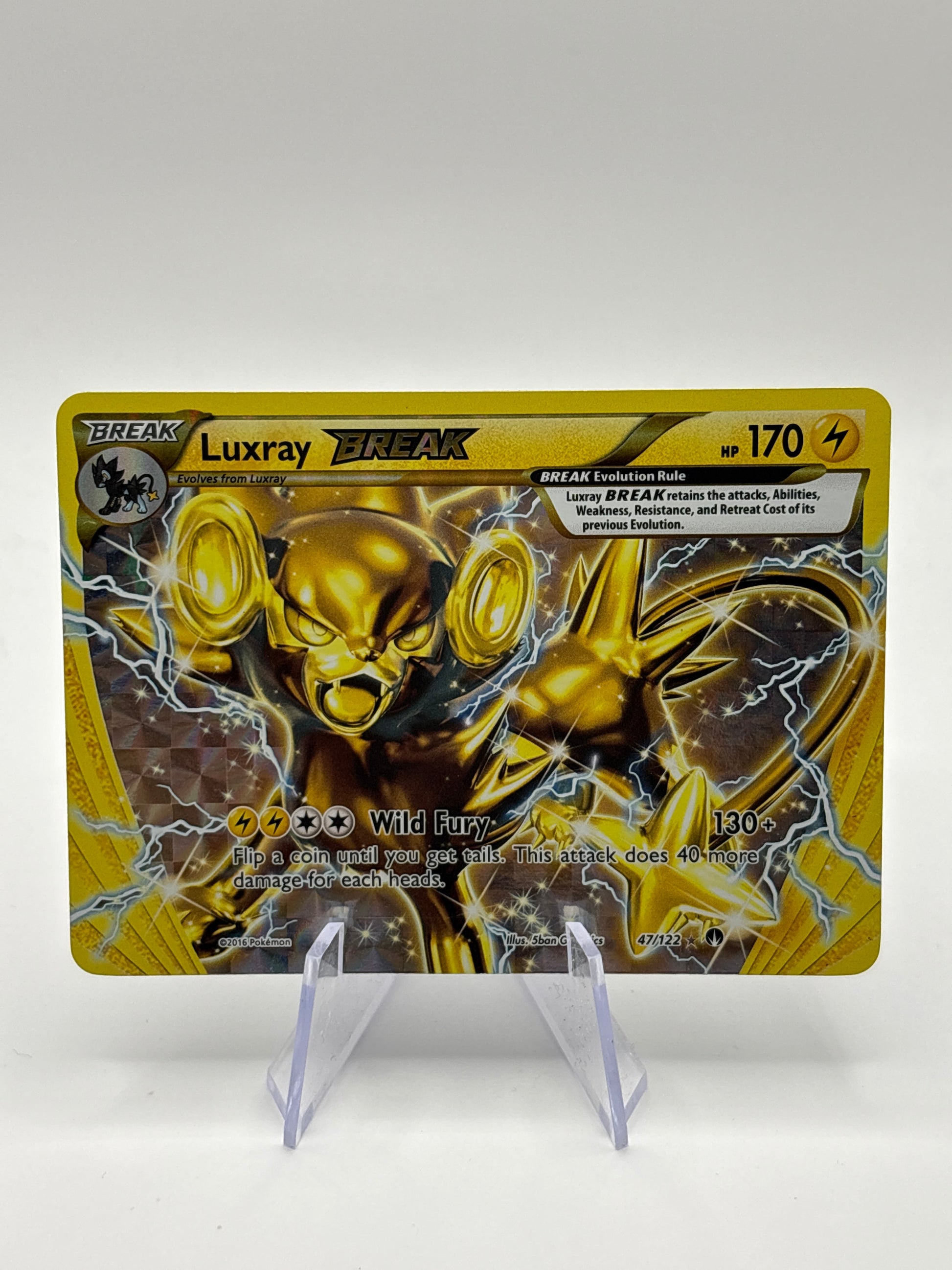 Pokemon TCG XY Breakpoint - Luxray Break 47/122 Rare MP FRENLY BRICKS - Open 7 Days