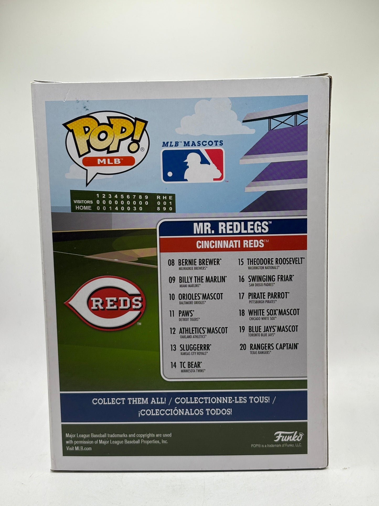 Funko POP! MLB Reds #03 Mr. Redlegs Vinyl Figure FRENLY BRICKS - Open 7 Days