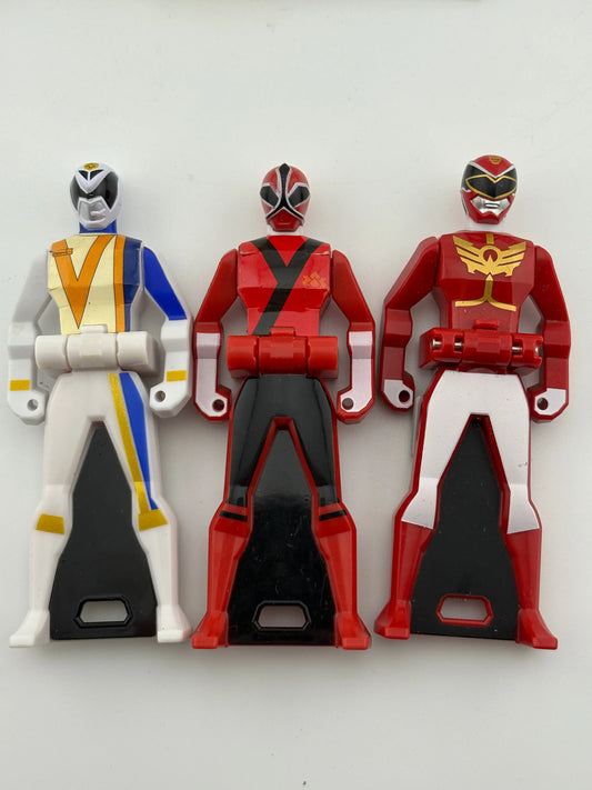 Kaizoku Sentai Gokaiger / Ranger Key Set Go-Busters 3 Sealed + 3 Loose Lot FRENLY BRICKS - Open 7 Days