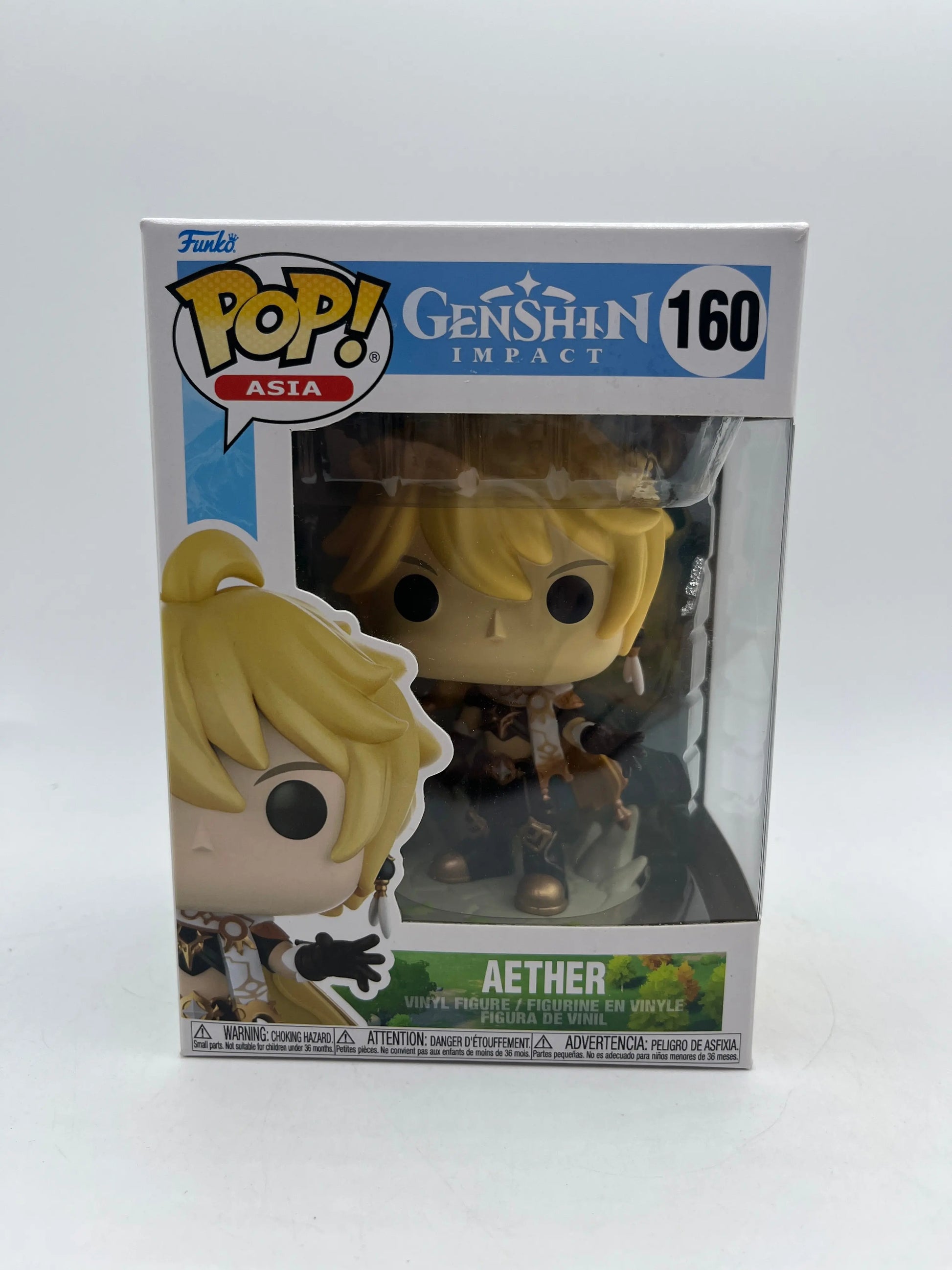 Funko POP! Asia Genshin Impact  "Aether" #160 Brand New In Box +combinedshipping FRENLY BRICKS - Open 7 Days