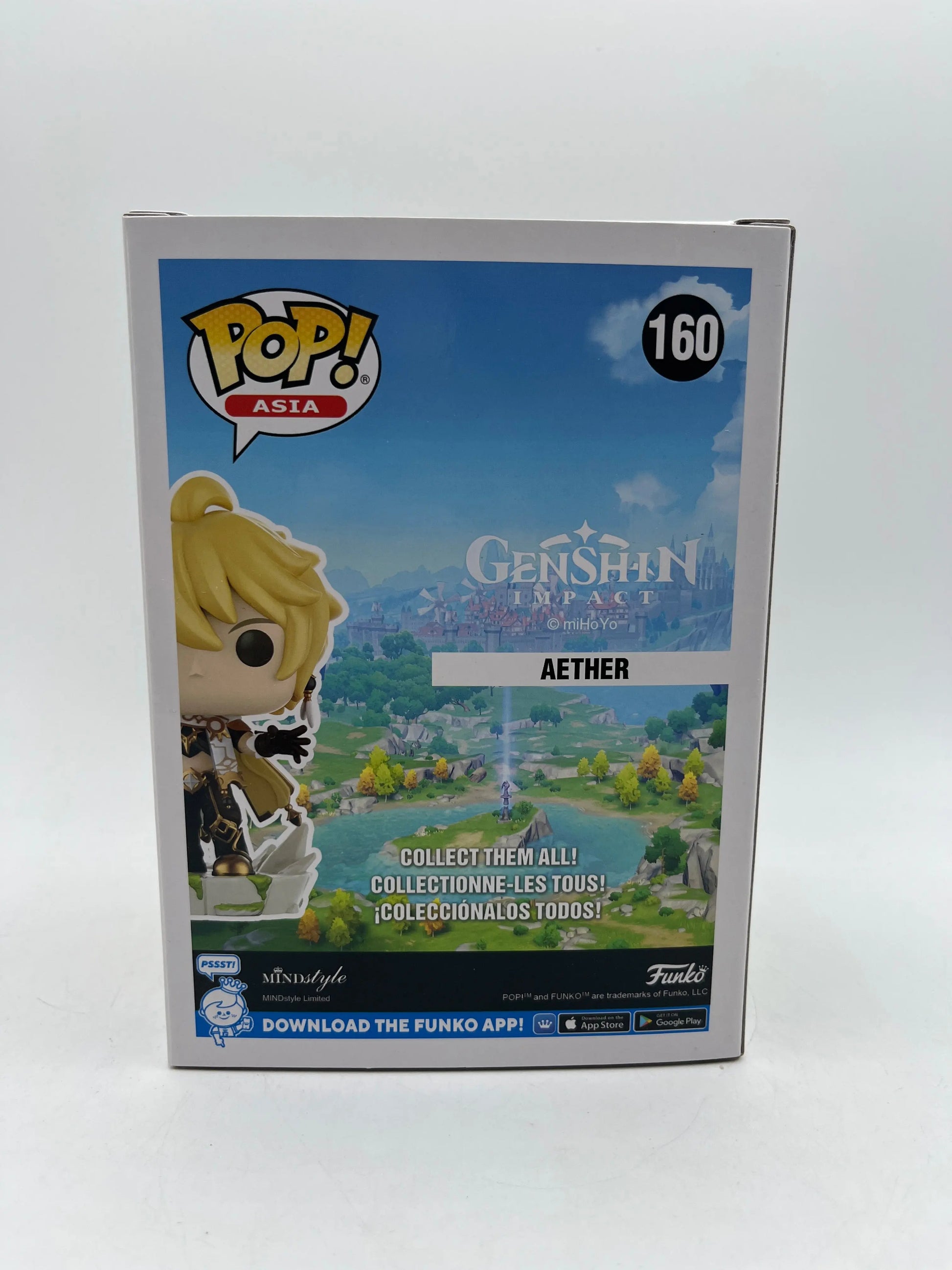 Funko POP! Asia Genshin Impact  "Aether" #160 Brand New In Box +combinedshipping FRENLY BRICKS - Open 7 Days