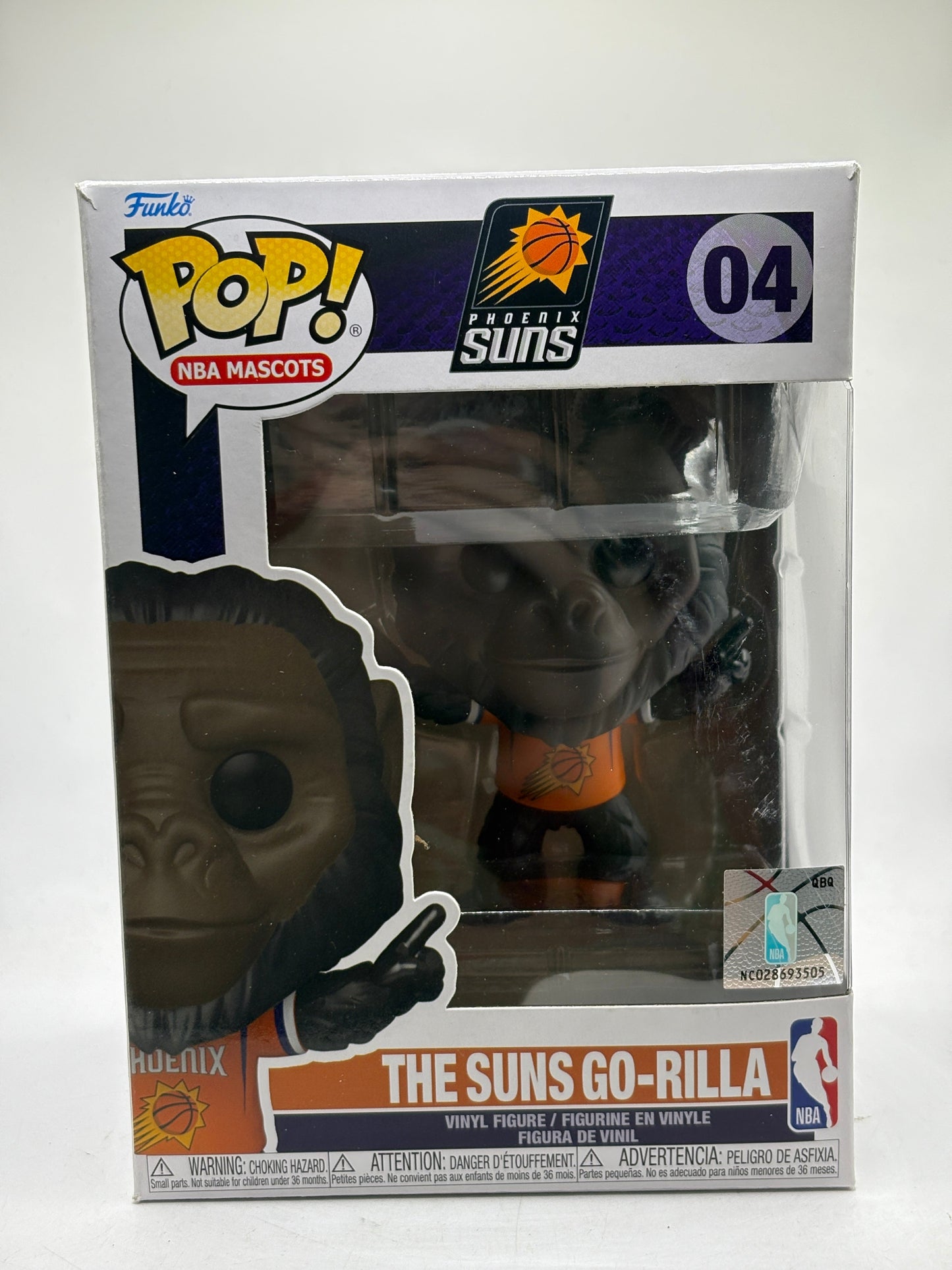 Funko POP! Nba Mascots #04 The Suns Go-Rilla Vinyl Figure FRENLY BRICKS - Open 7 Days
