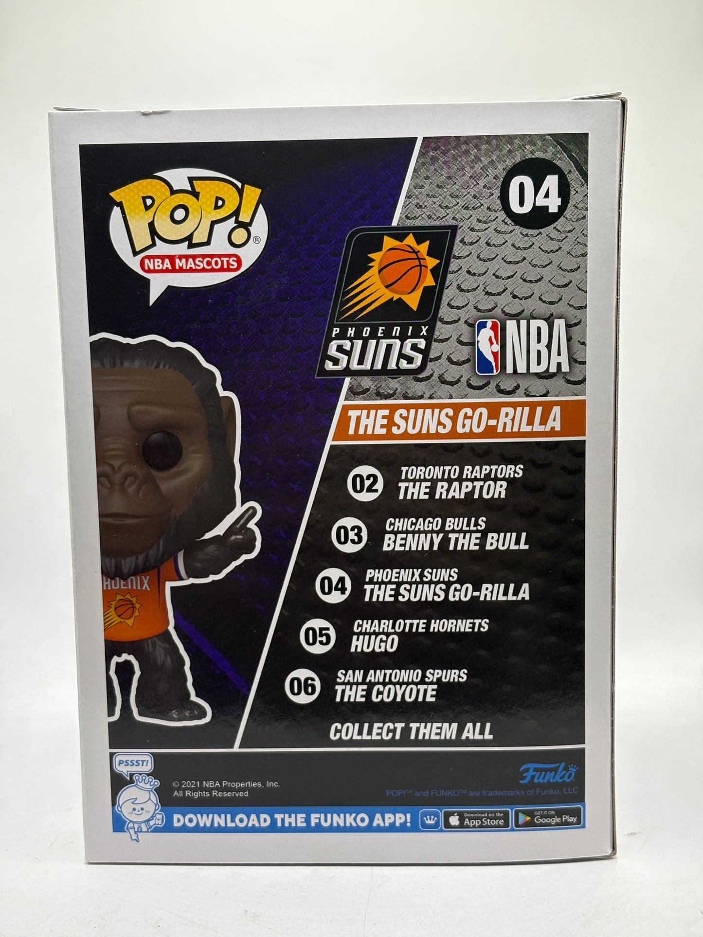 Funko POP! Nba Mascots #04 The Suns Go-Rilla Vinyl Figure FRENLY BRICKS - Open 7 Days