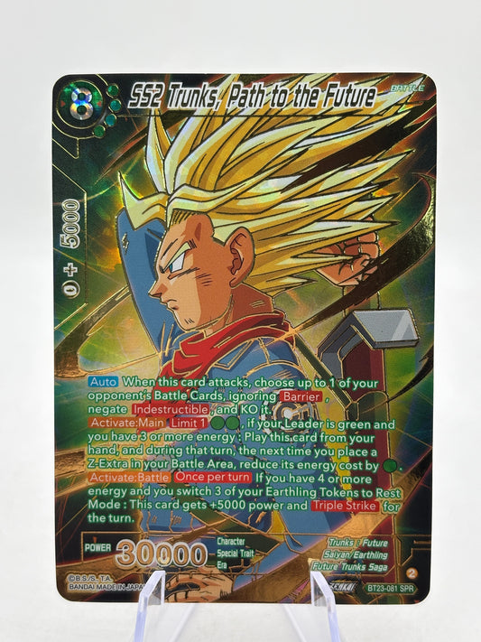 Dragon Ball Super Masters - SS2 Trunks, Path to the Future BT23-081 SPR FRENLY BRICKS - Open 7 Days