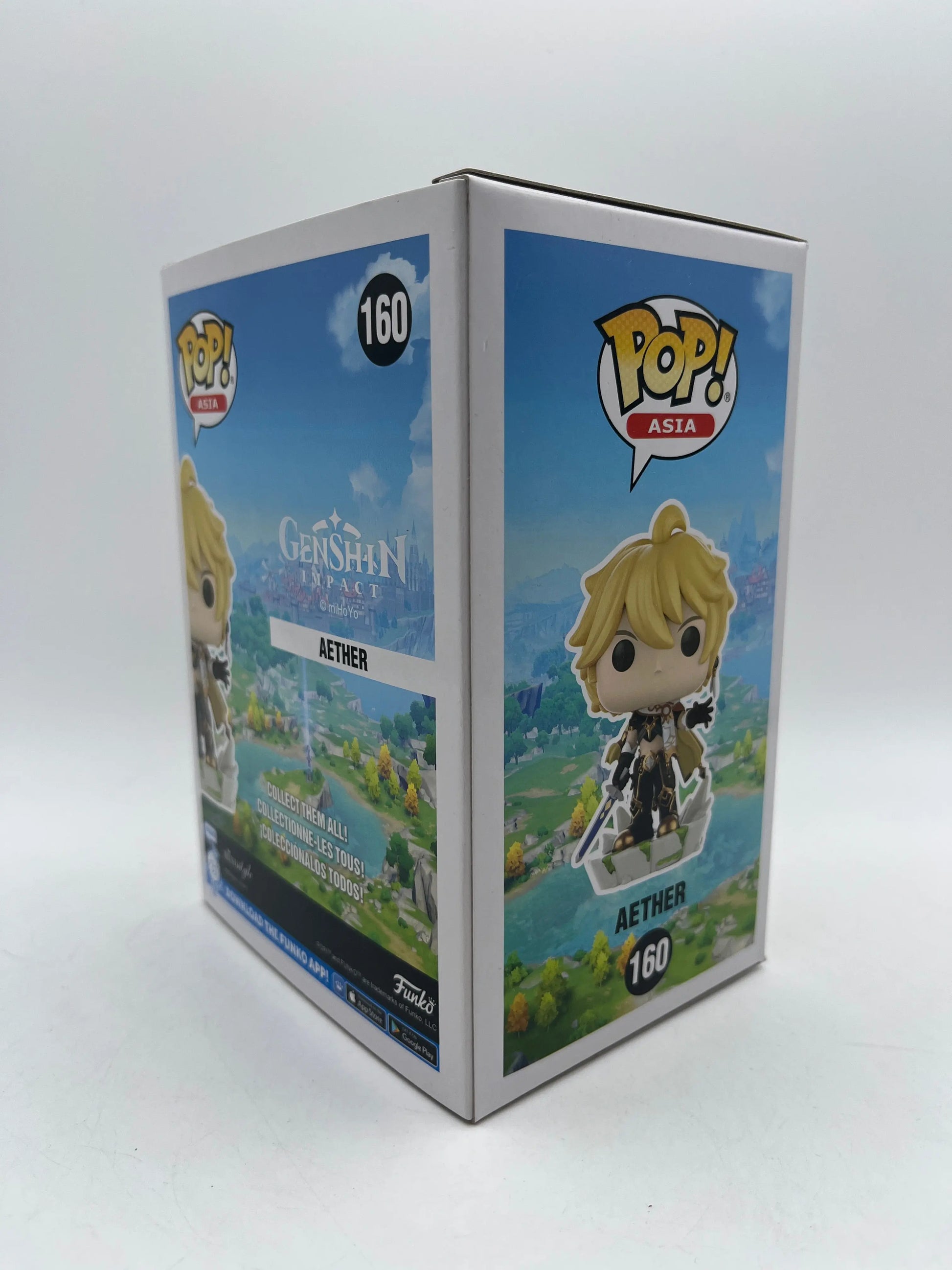 Funko POP! Asia Genshin Impact  "Aether" #160 Brand New In Box +combinedshipping FRENLY BRICKS - Open 7 Days