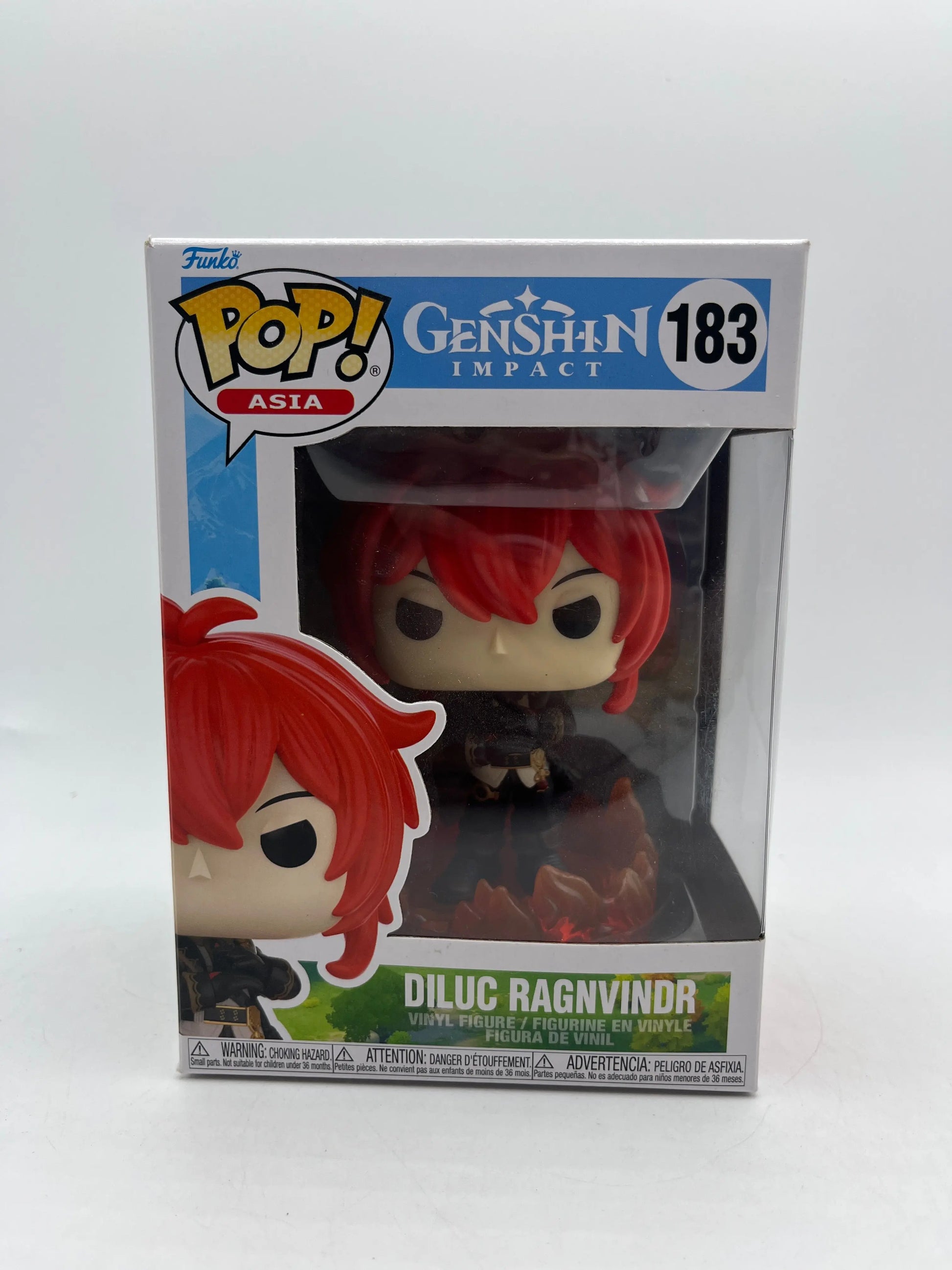 Funko POP! Asia Genshin Impact - Diluc Ragnvinder #183 +combinedshipping BNIB FRENLY BRICKS - Open 7 Days
