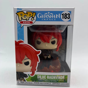 Funko POP! Asia Genshin Impact - Diluc Ragnvinder #183 +combinedshipping BNIB FRENLY BRICKS - Open 7 Days