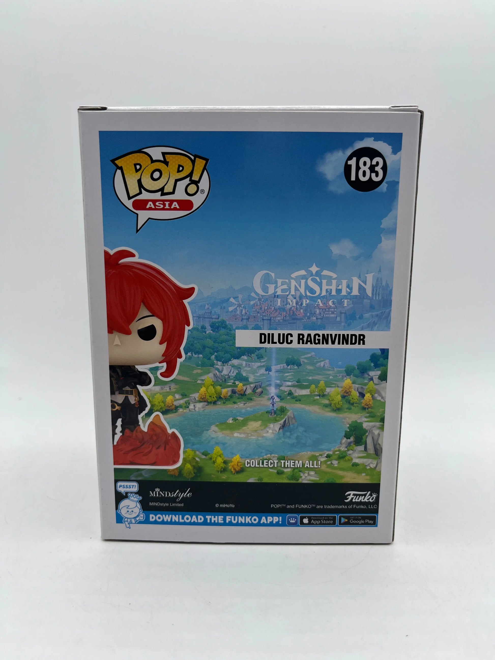 Funko POP! Asia Genshin Impact - Diluc Ragnvinder #183 +combinedshipping BNIB FRENLY BRICKS - Open 7 Days
