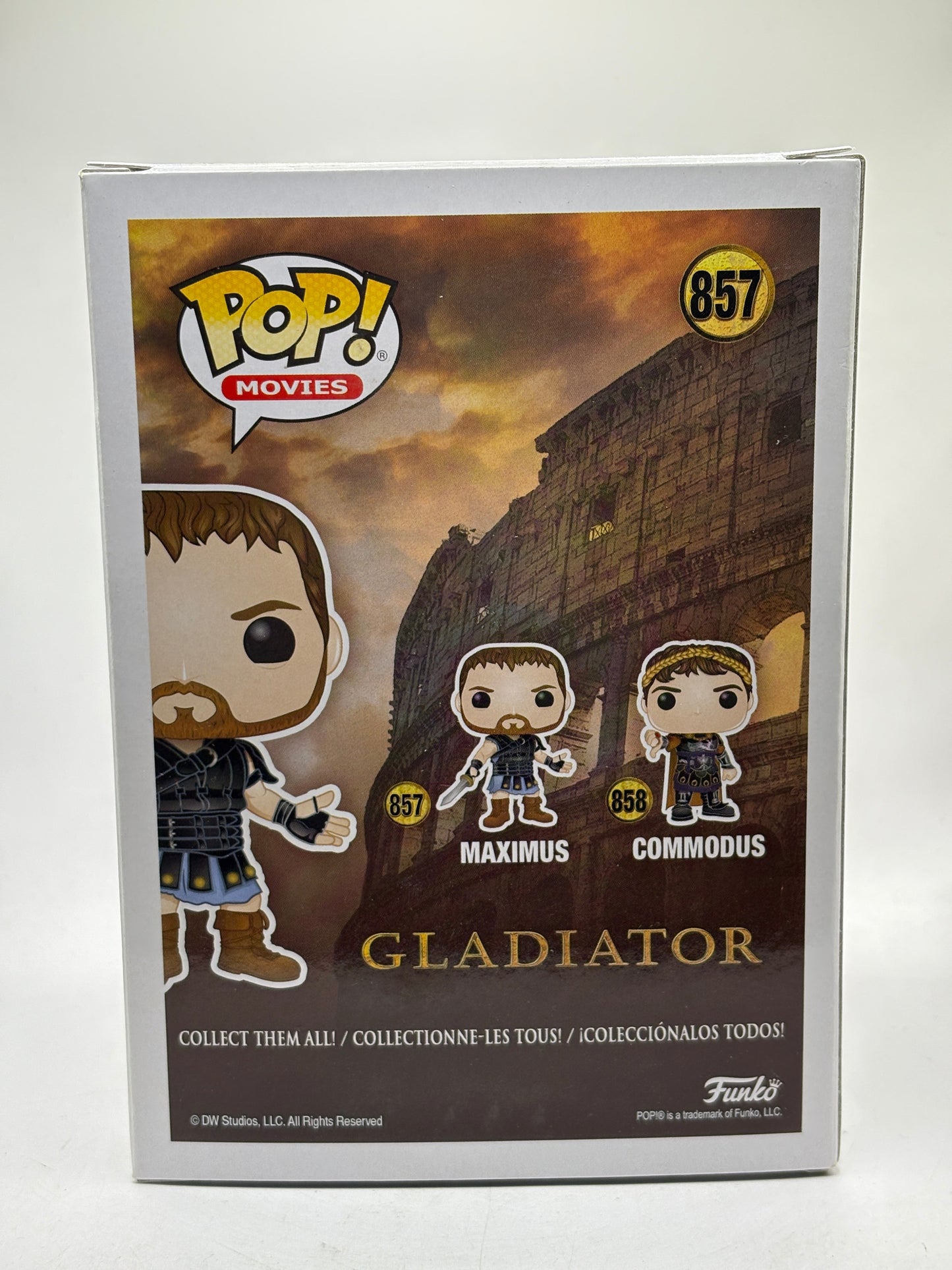 Funko POP! Movies Gladiator #857 Maximus Vinyl Figure * Box Damage* FRENLY BRICKS - Open 7 Days