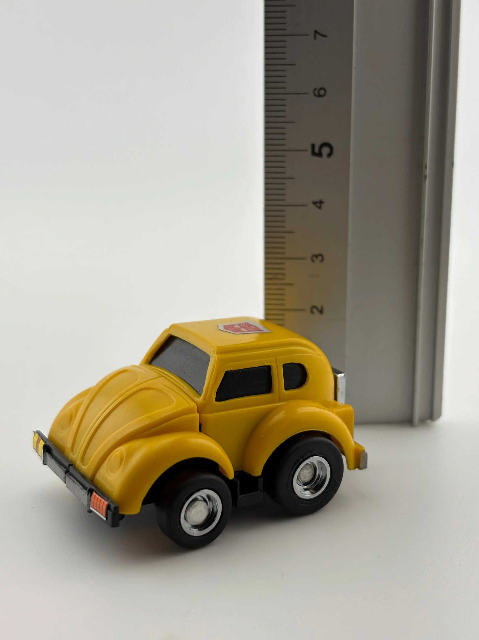 1984 Hasbro Transformers Mini-Car Yellow Bumblebee Figure 100% Complete Loose FRENLY BRICKS - Open 7 Days