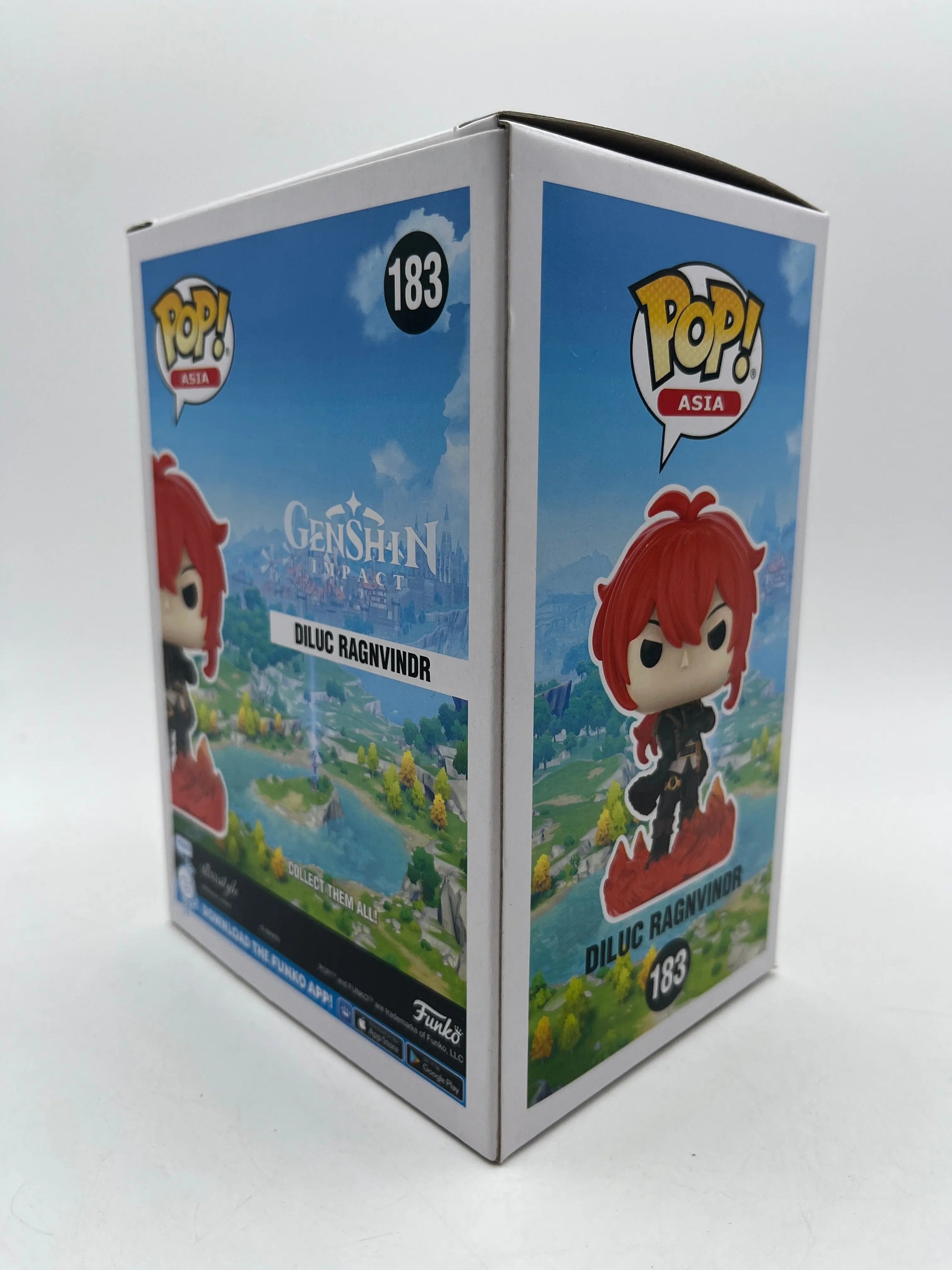 Funko POP! Asia Genshin Impact - Diluc Ragnvinder #183 +combinedshipping BNIB FRENLY BRICKS - Open 7 Days