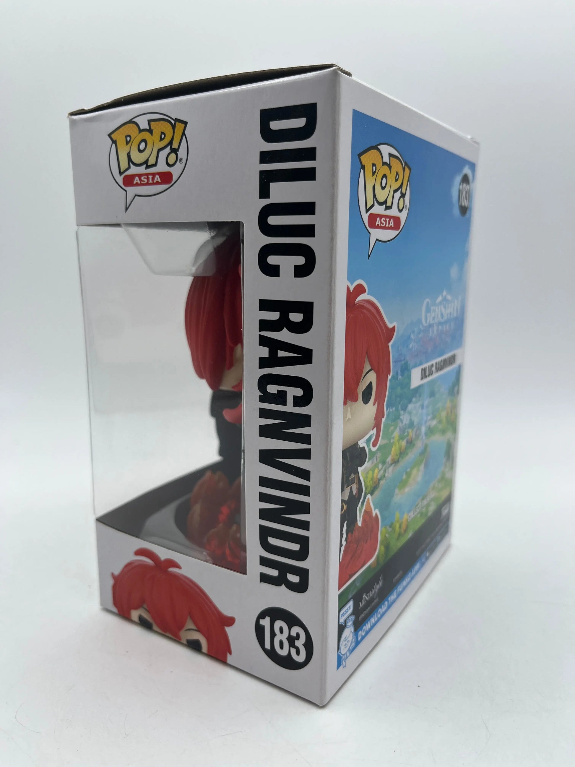 Funko POP! Asia Genshin Impact - Diluc Ragnvinder #183 +combinedshipping BNIB FRENLY BRICKS - Open 7 Days