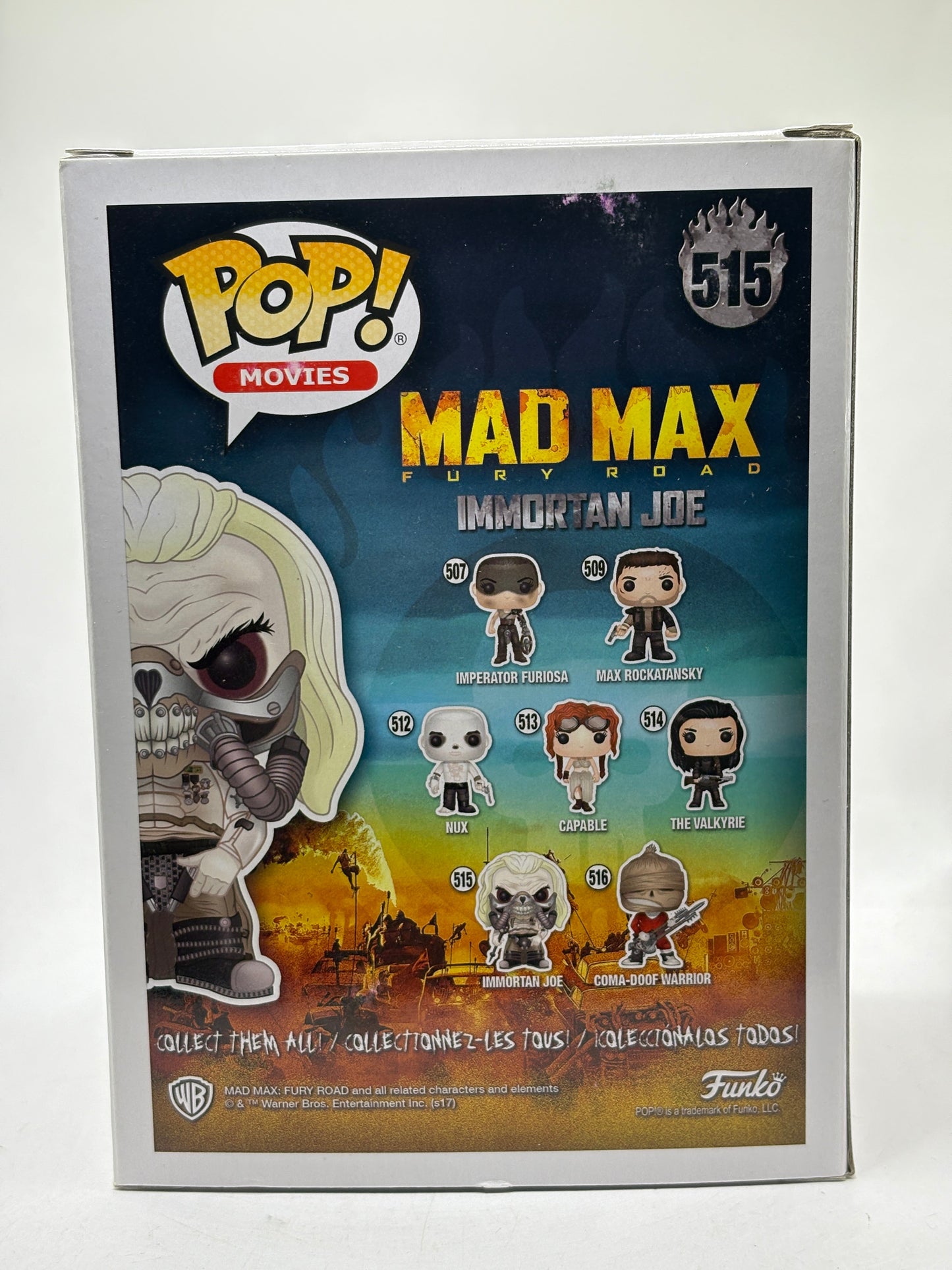 Funko POP! Movies Mad Max Fury Road #515 Immortan Joe Vinyl Figure FRENLY BRICKS - Open 7 Days
