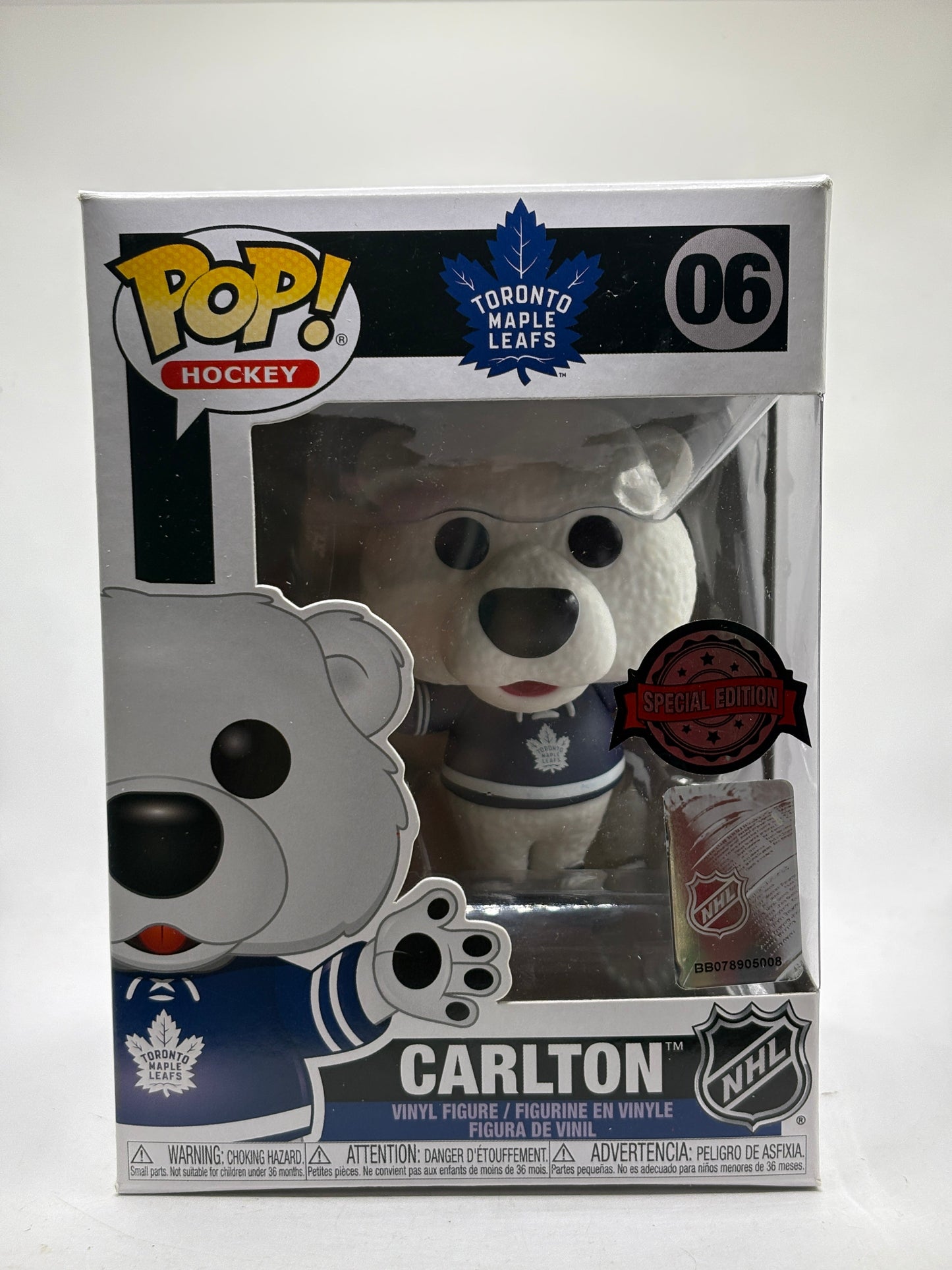 Funko POP! Hockey Toronto Maple Leafs #06 Carlton Vinyl Figure FRENLY BRICKS - Open 7 Days